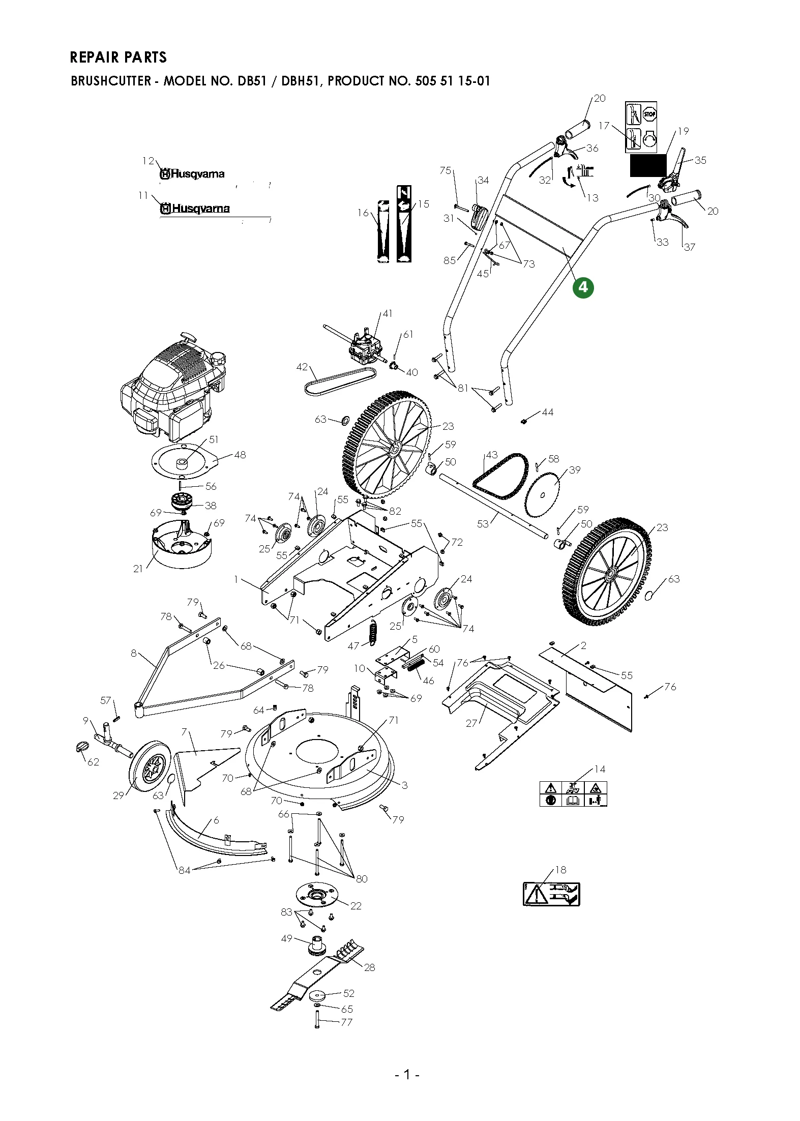 Position im Ersatzteilkatalog