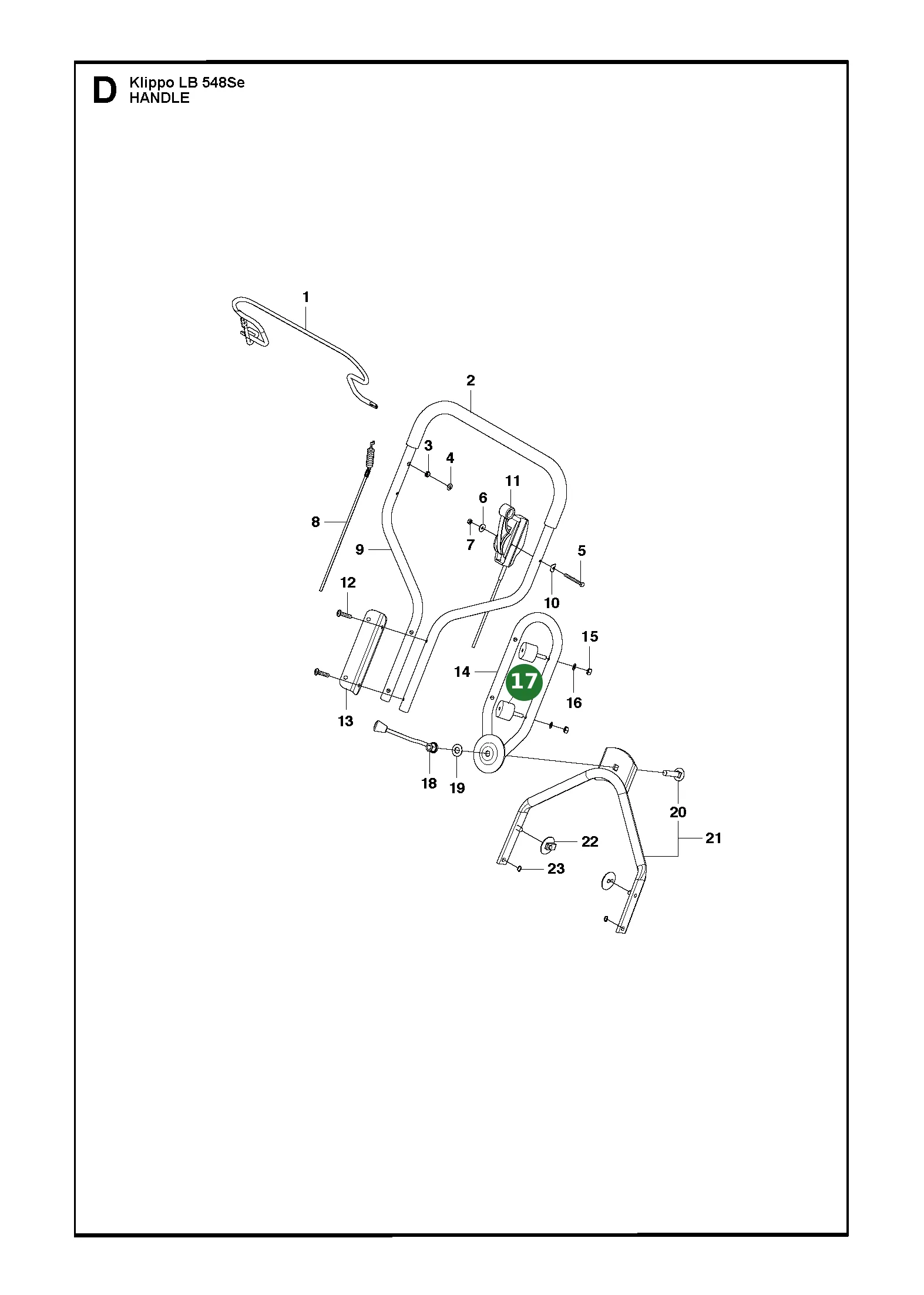 Position im Ersatzteilkatalog