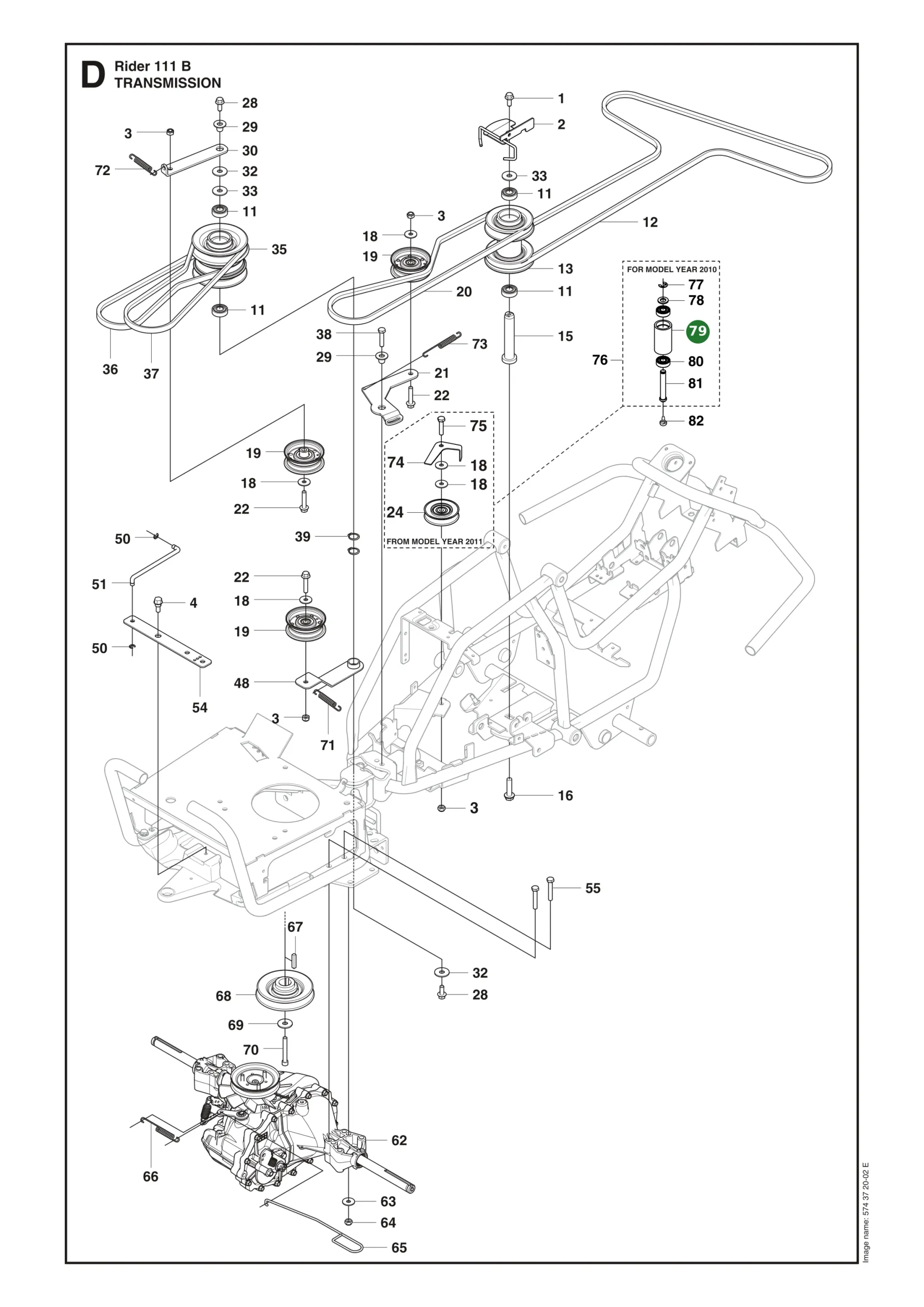 Position im Ersatzteilkatalog