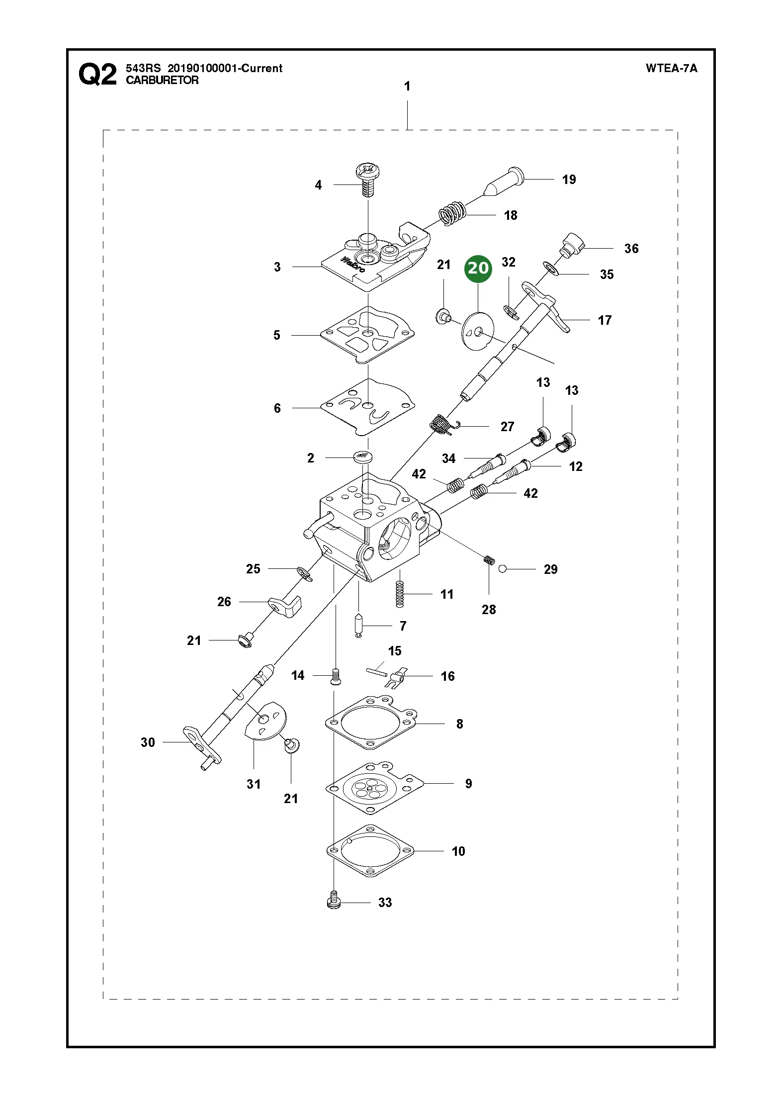 Position im Ersatzteilkatalog
