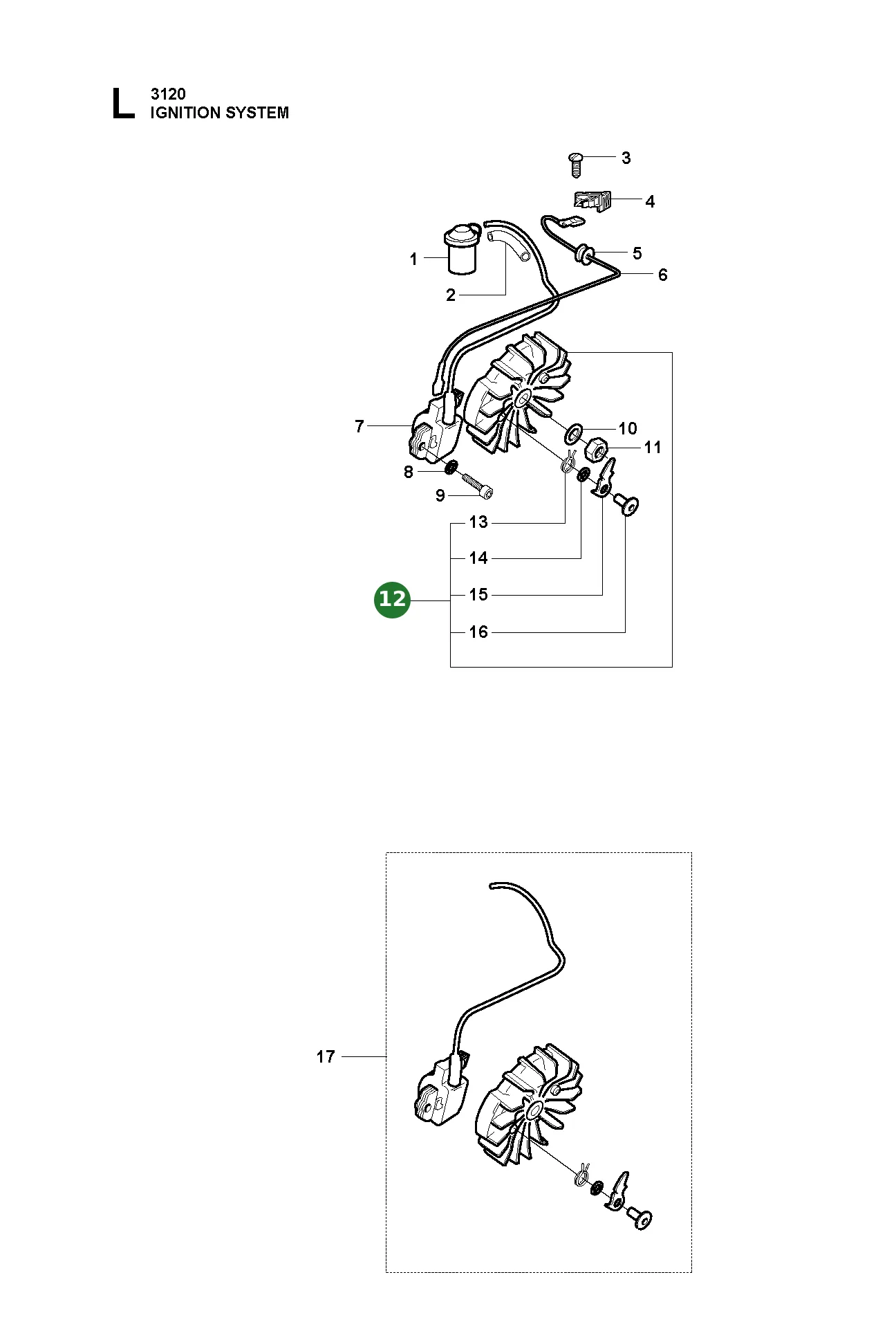 Position im Ersatzteilkatalog