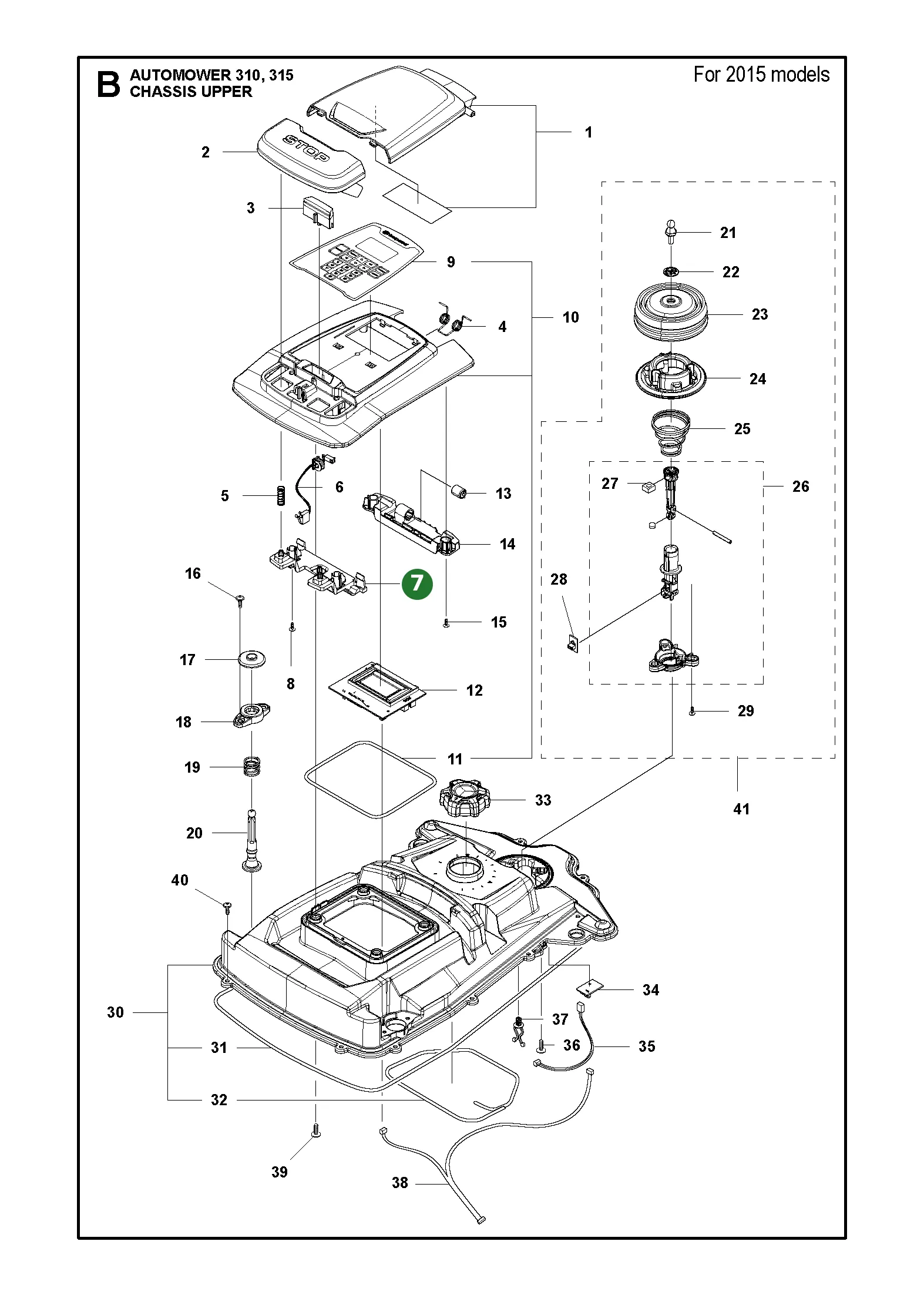 Position im Ersatzteilkatalog