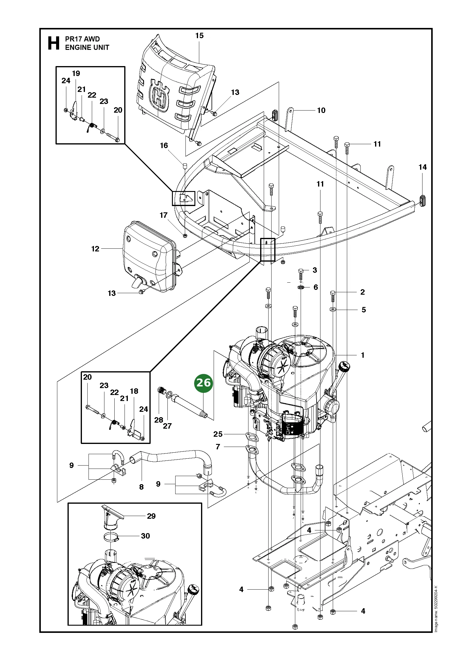 Position im Ersatzteilkatalog