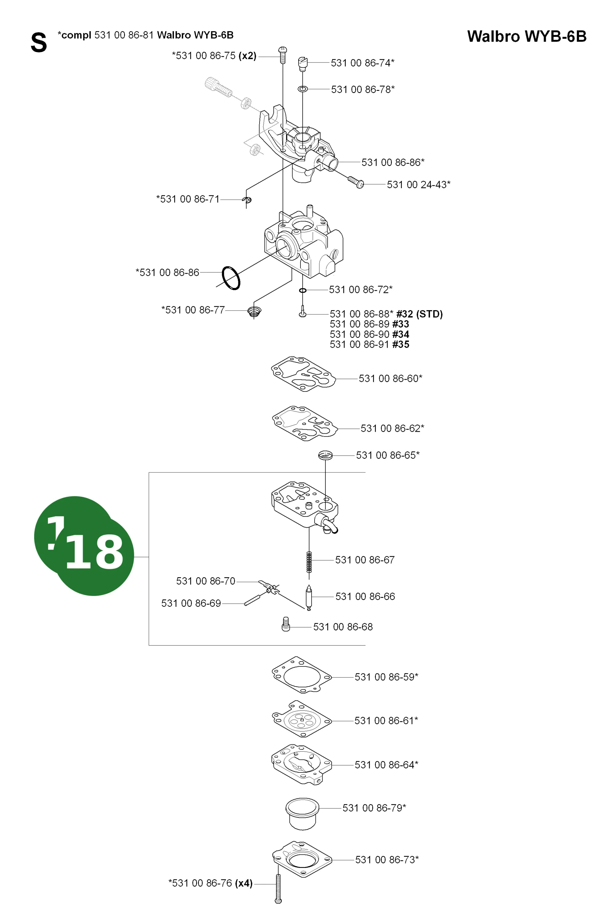 Position im Ersatzteilkatalog