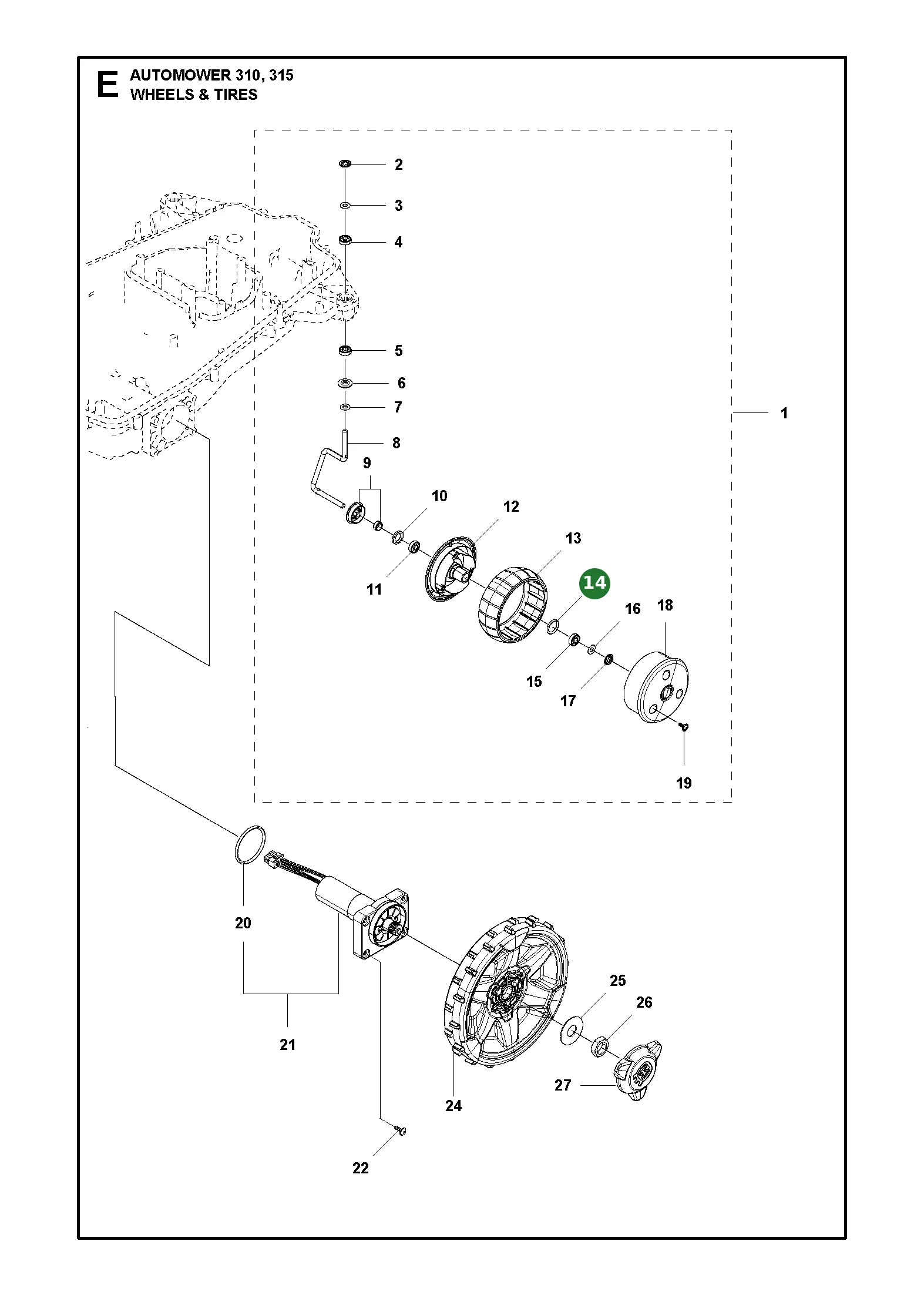 Position im Ersatzteilkatalog