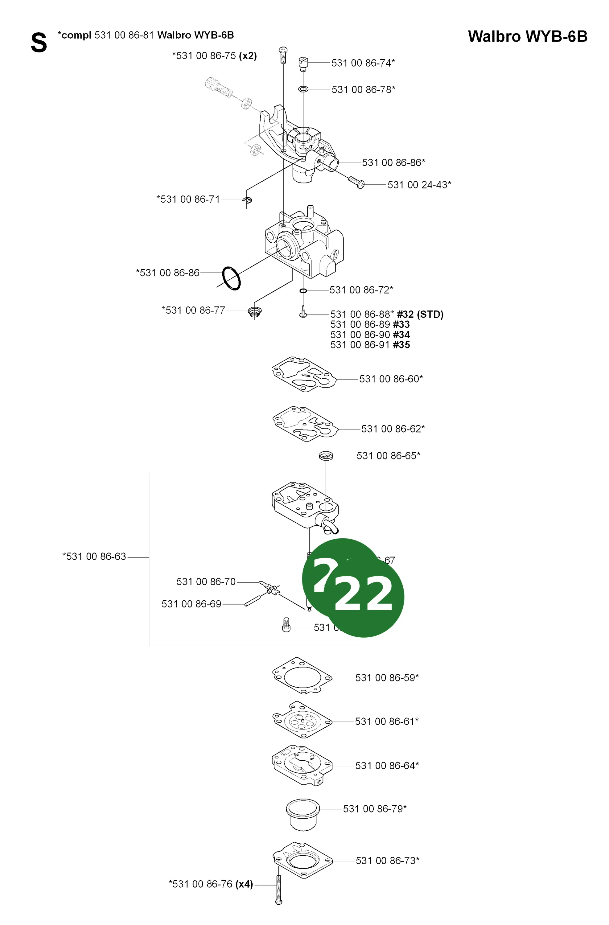Position im Ersatzteilkatalog