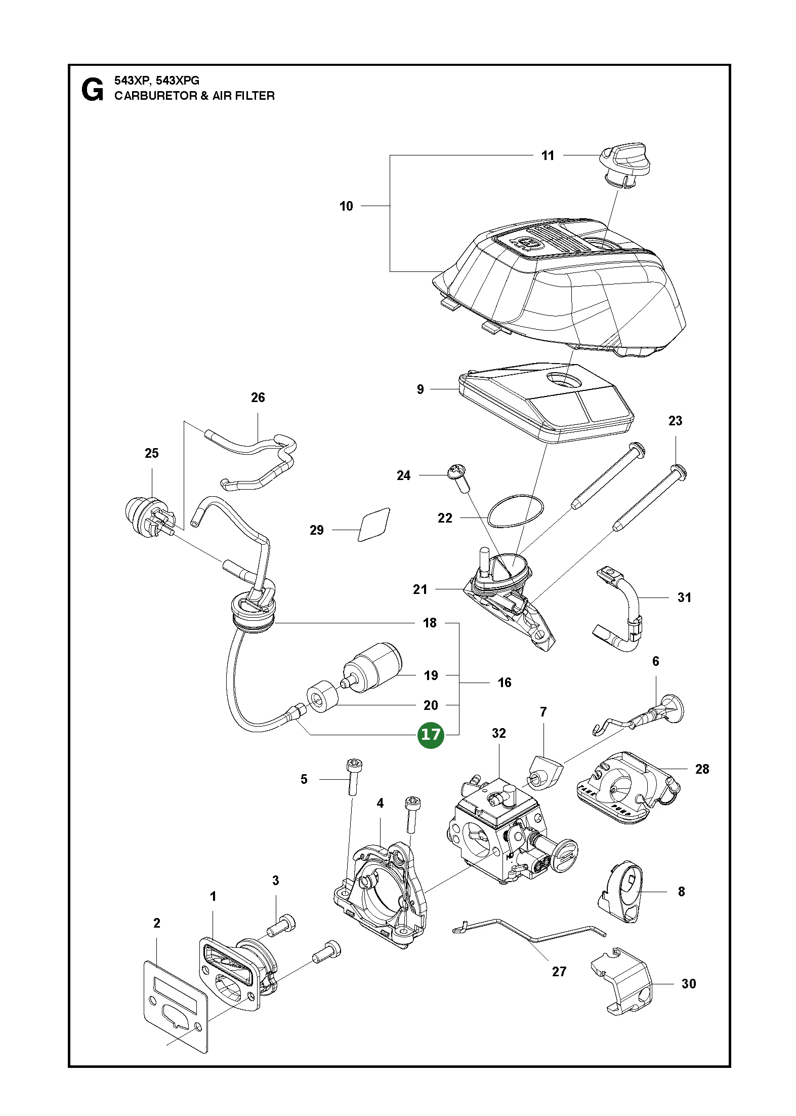 Position im Ersatzteilkatalog