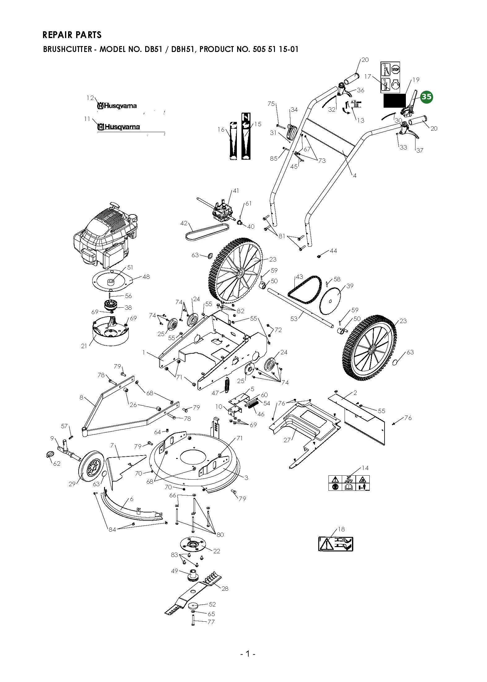 Position im Ersatzteilkatalog
