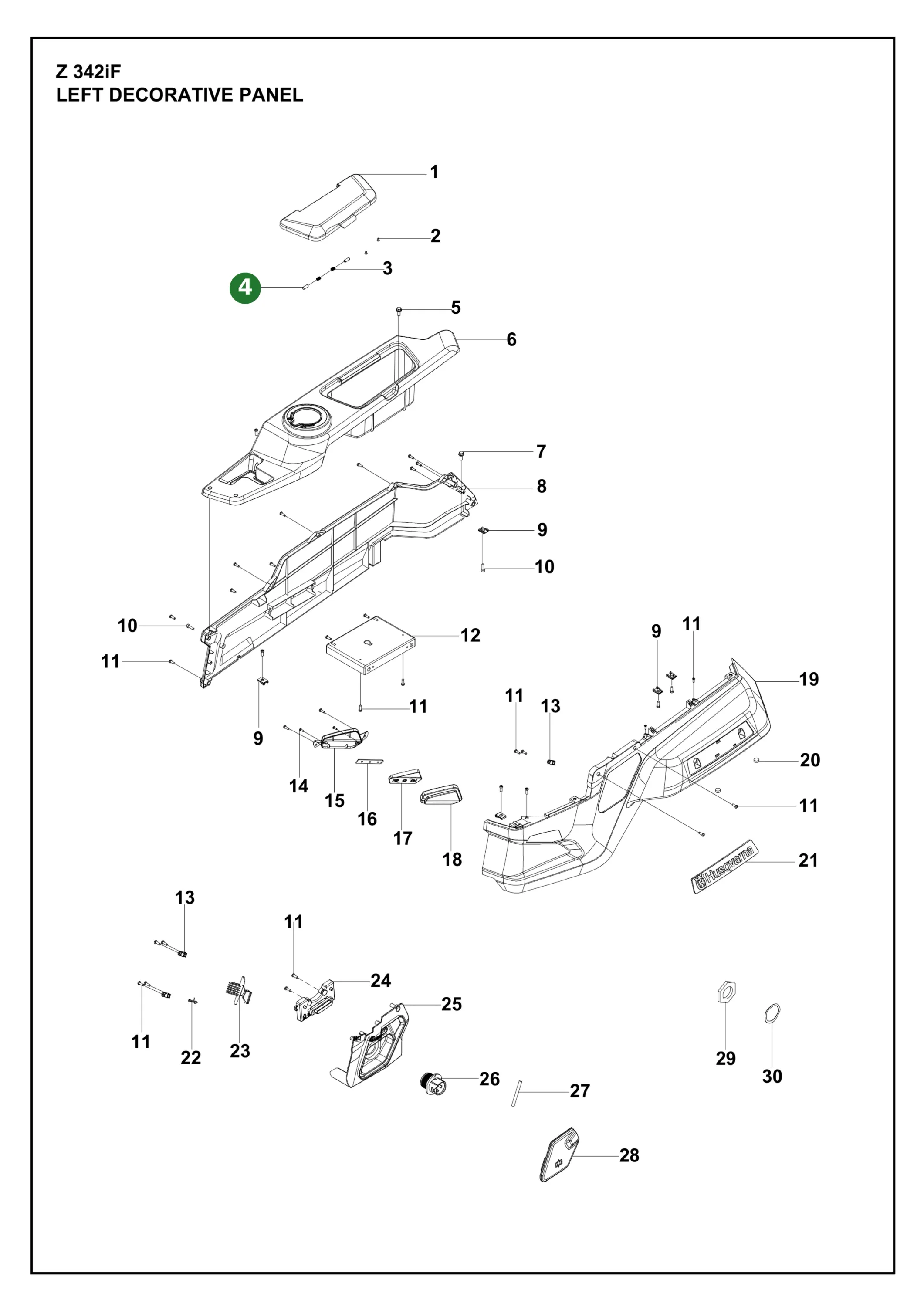 Position im Ersatzteilkatalog