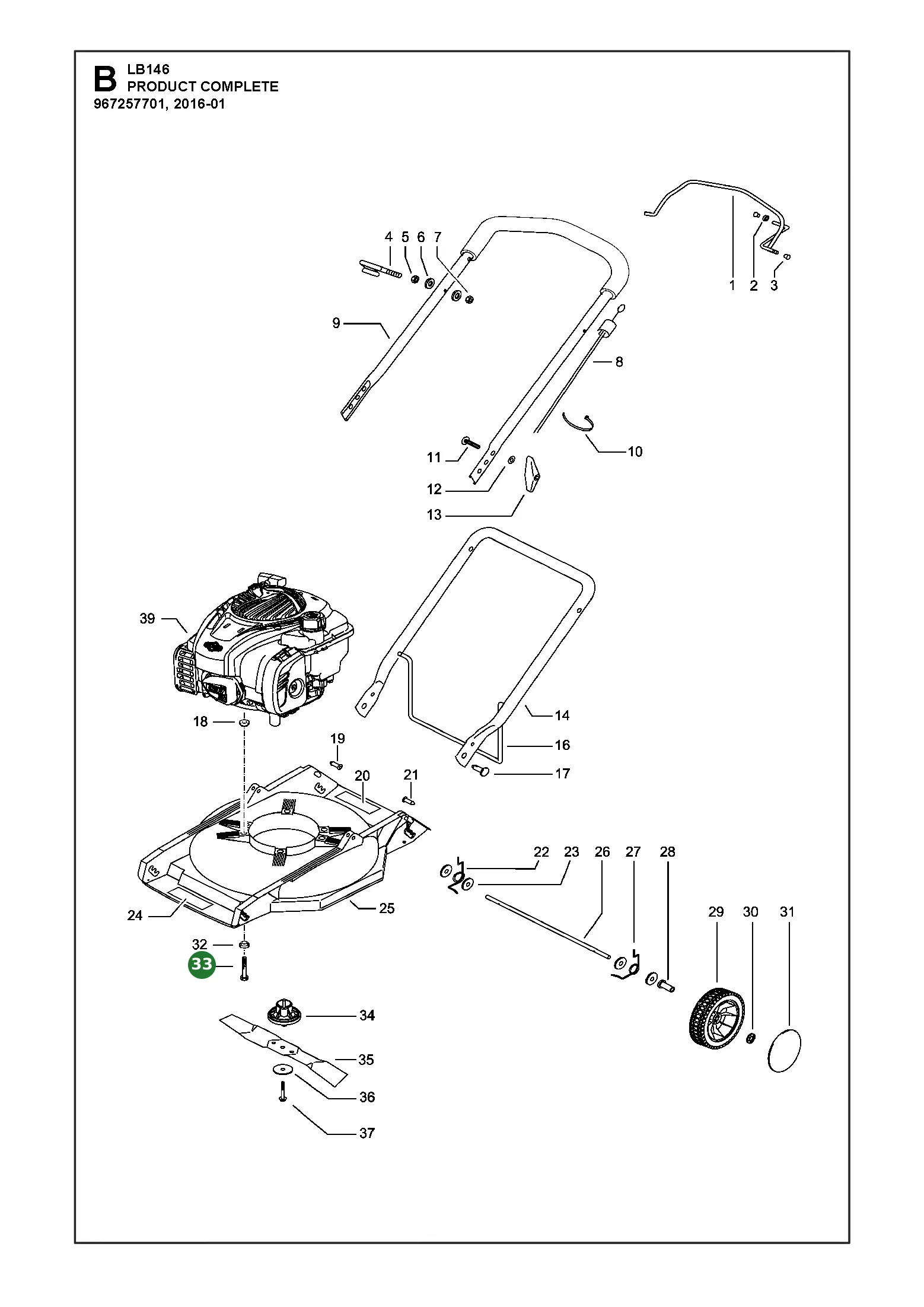Position im Ersatzteilkatalog