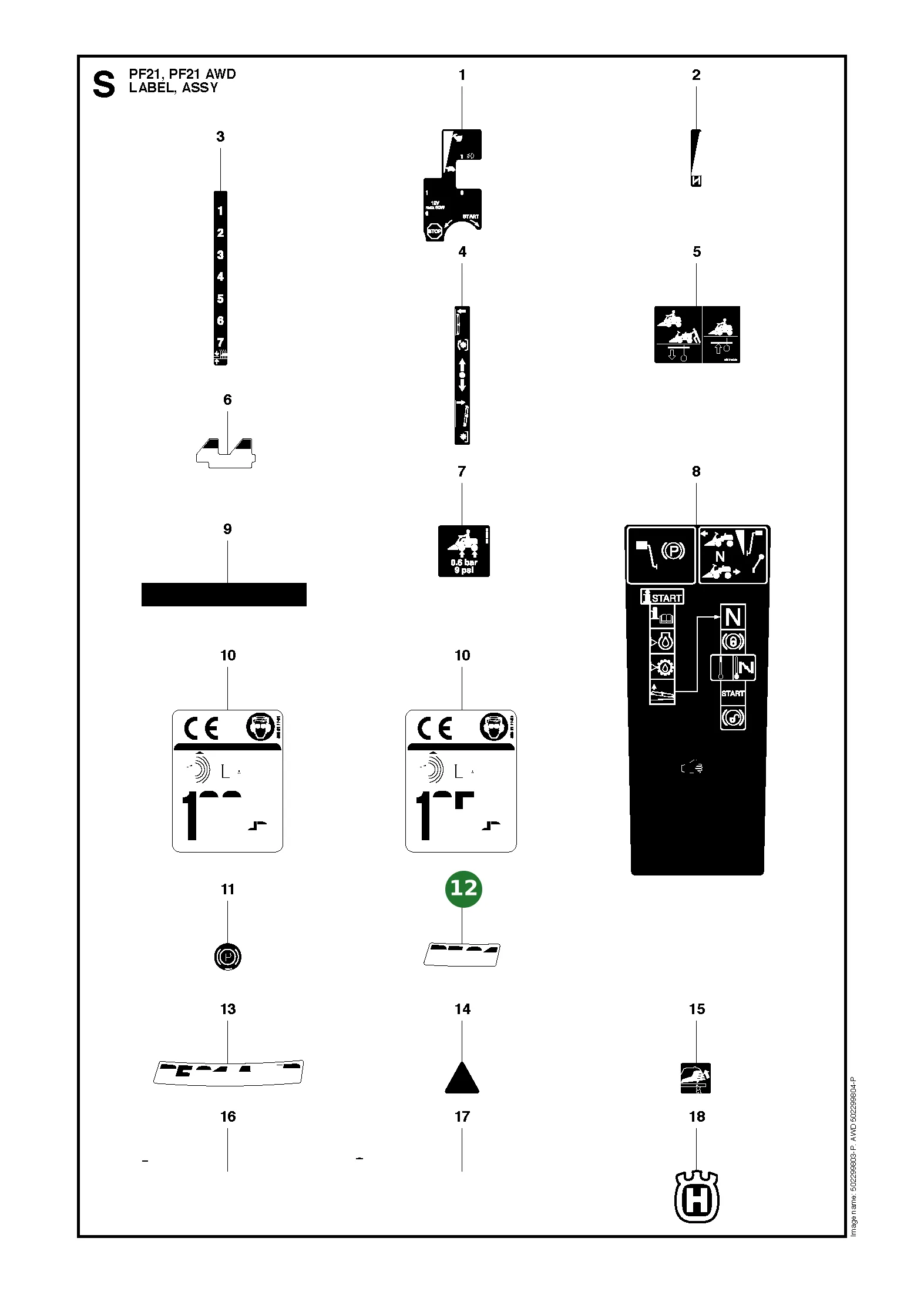 Position im Ersatzteilkatalog