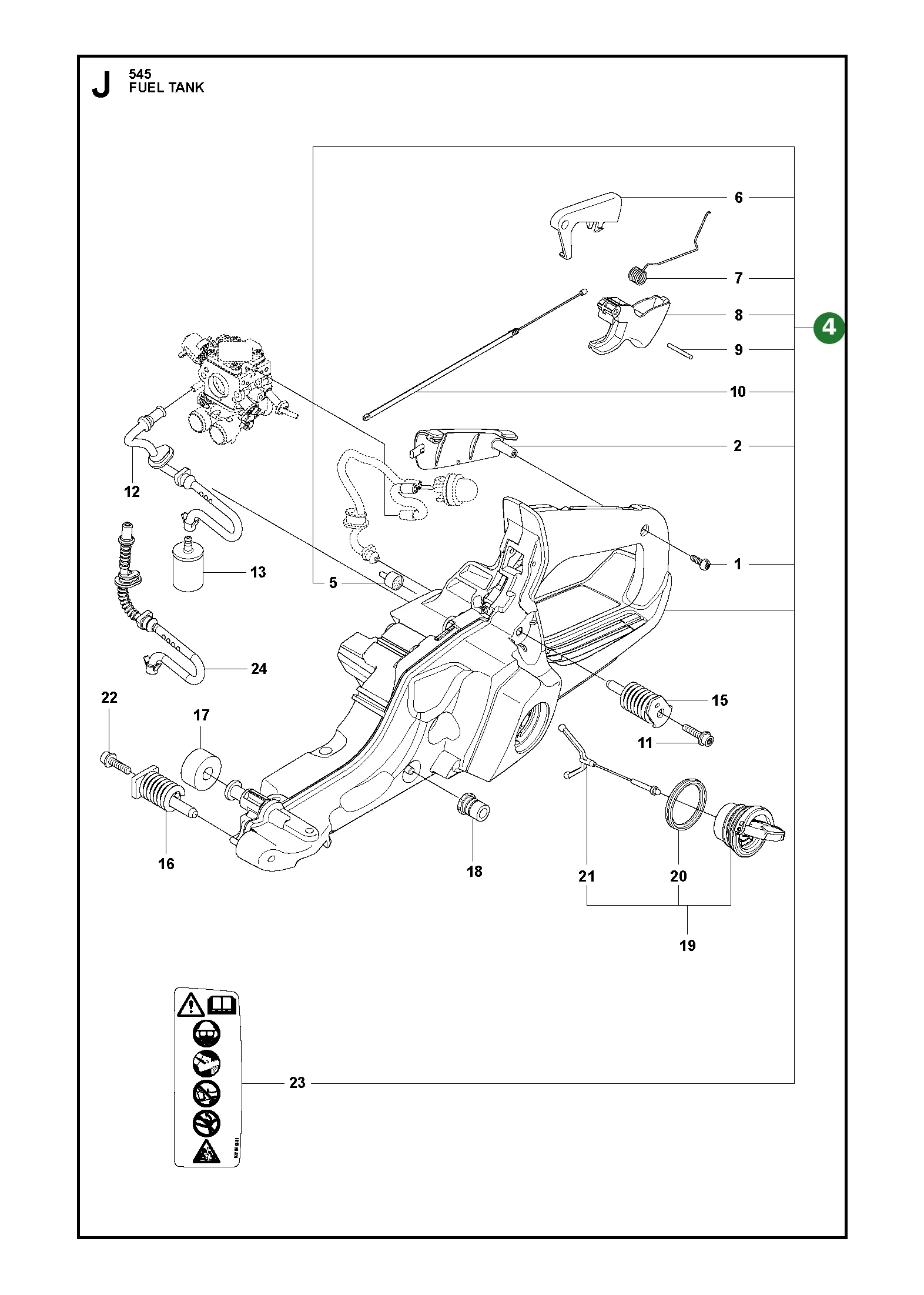 Position im Ersatzteilkatalog