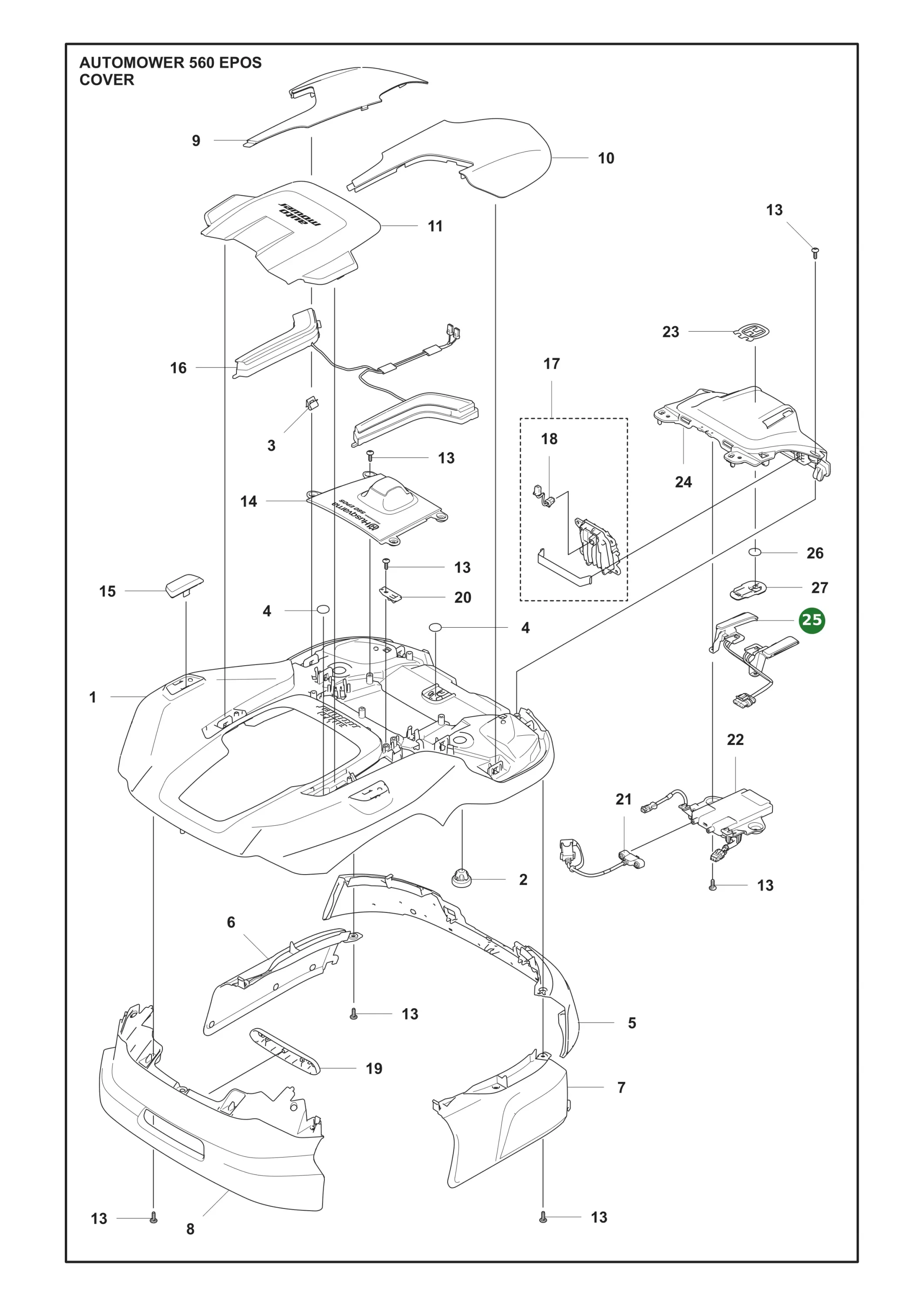 Position im Ersatzteilkatalog