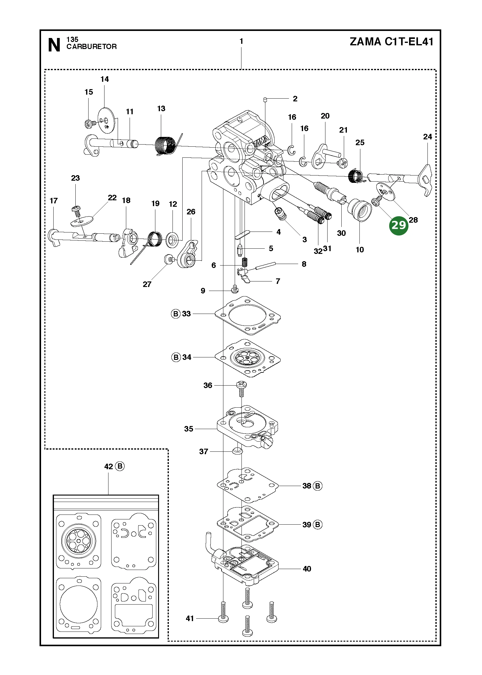 Screw f&uuml;r Husqvarna Motors&auml;gen