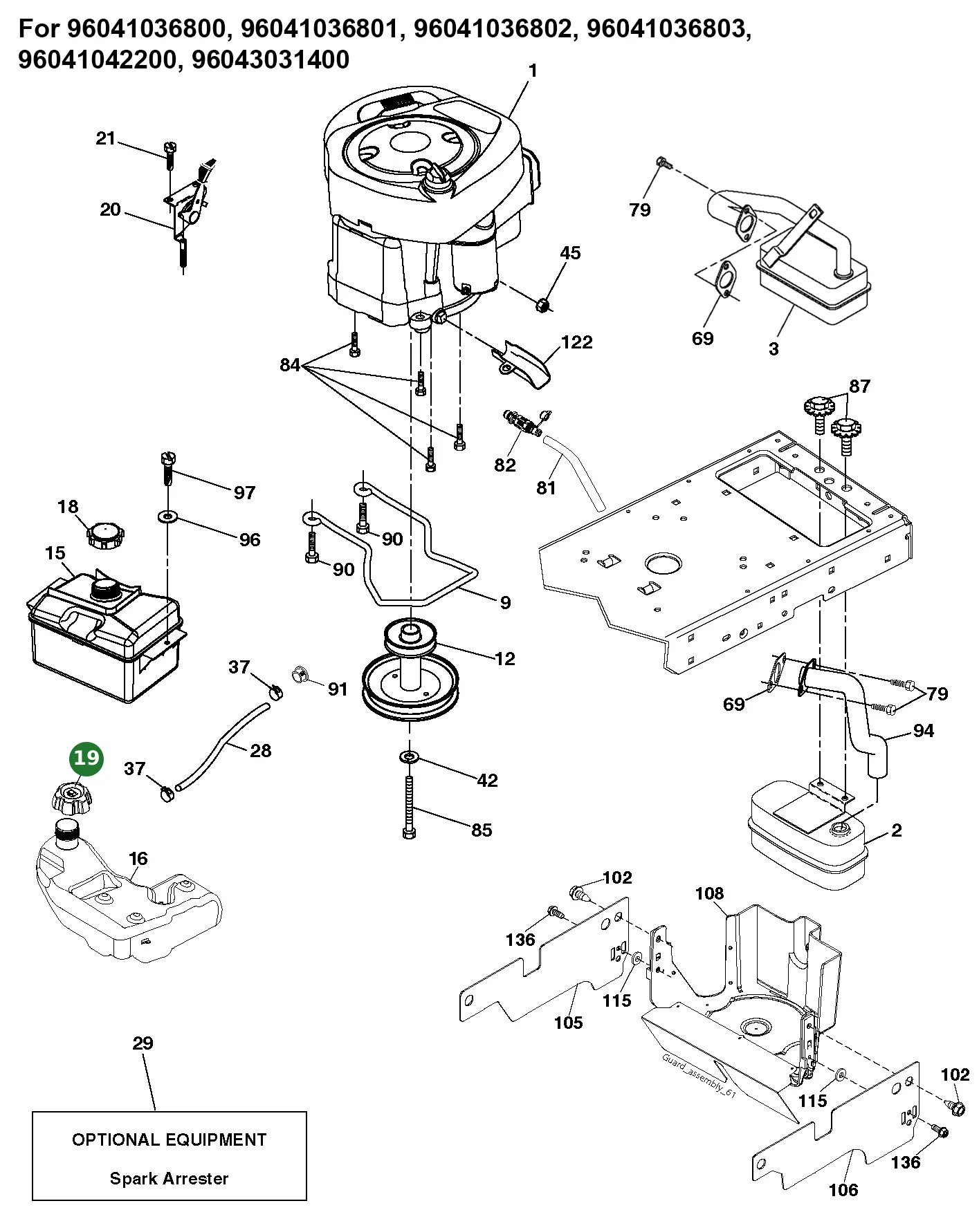 Position im Ersatzteilkatalog