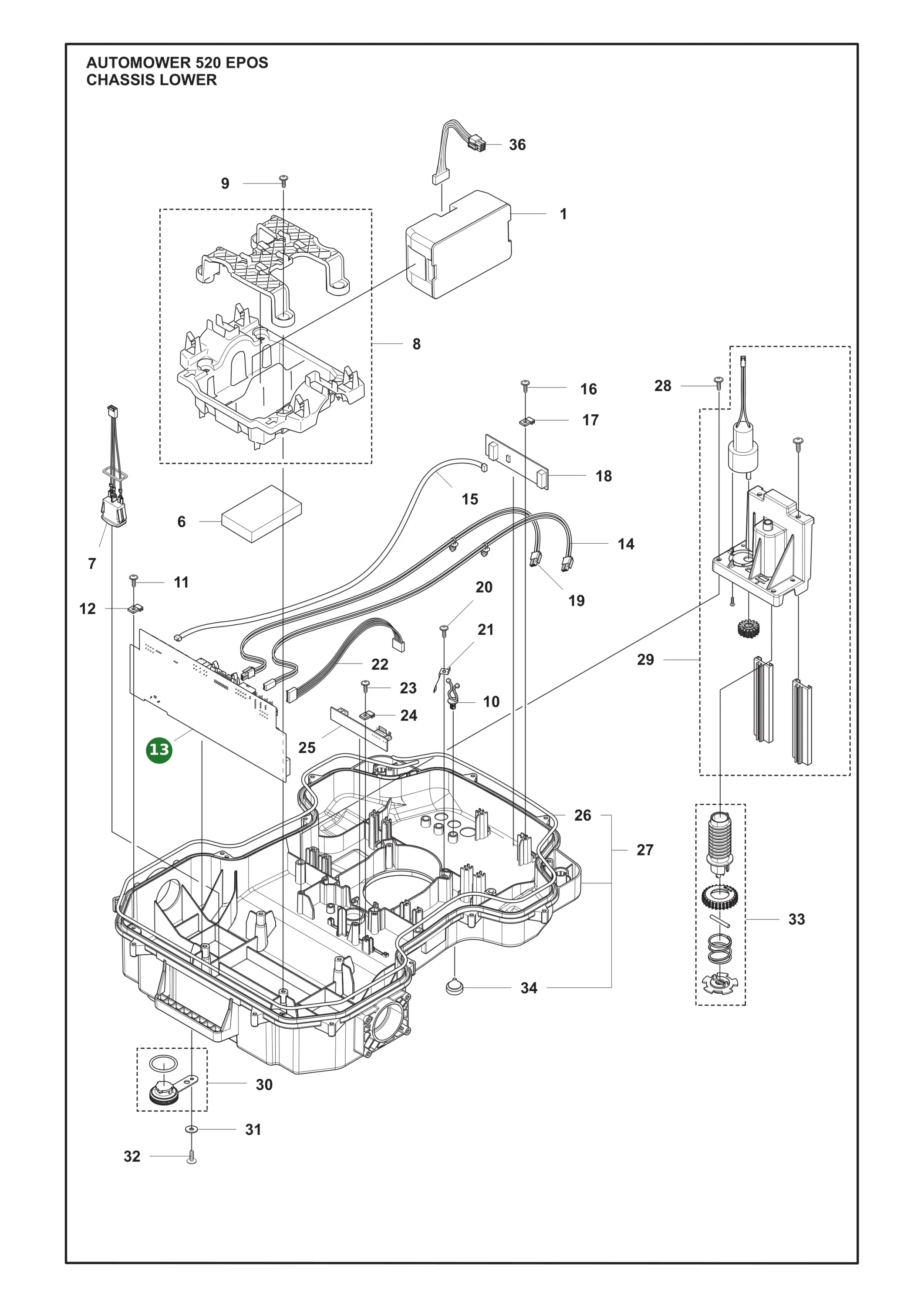 Position im Ersatzteilkatalog