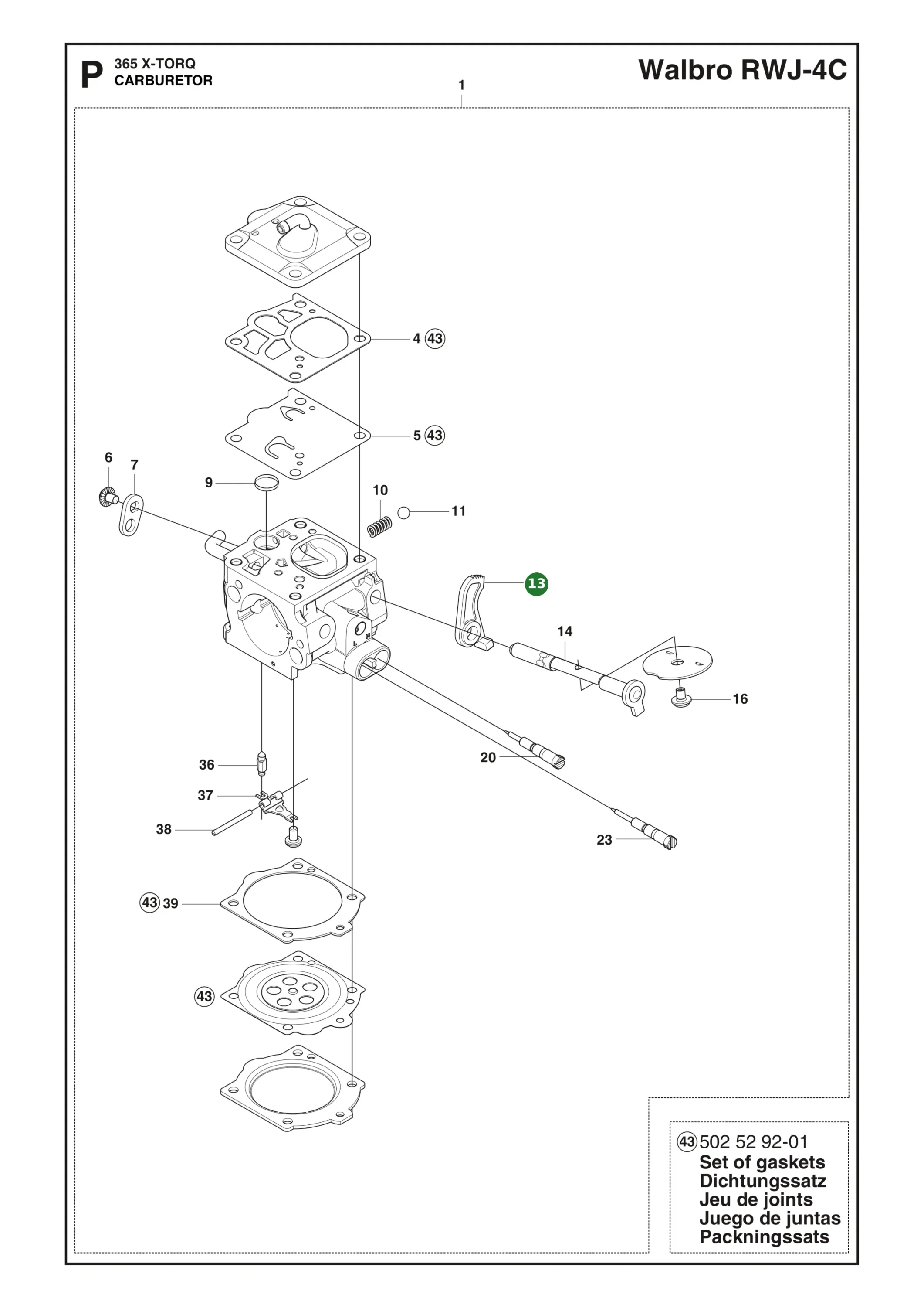 Position im Ersatzteilkatalog