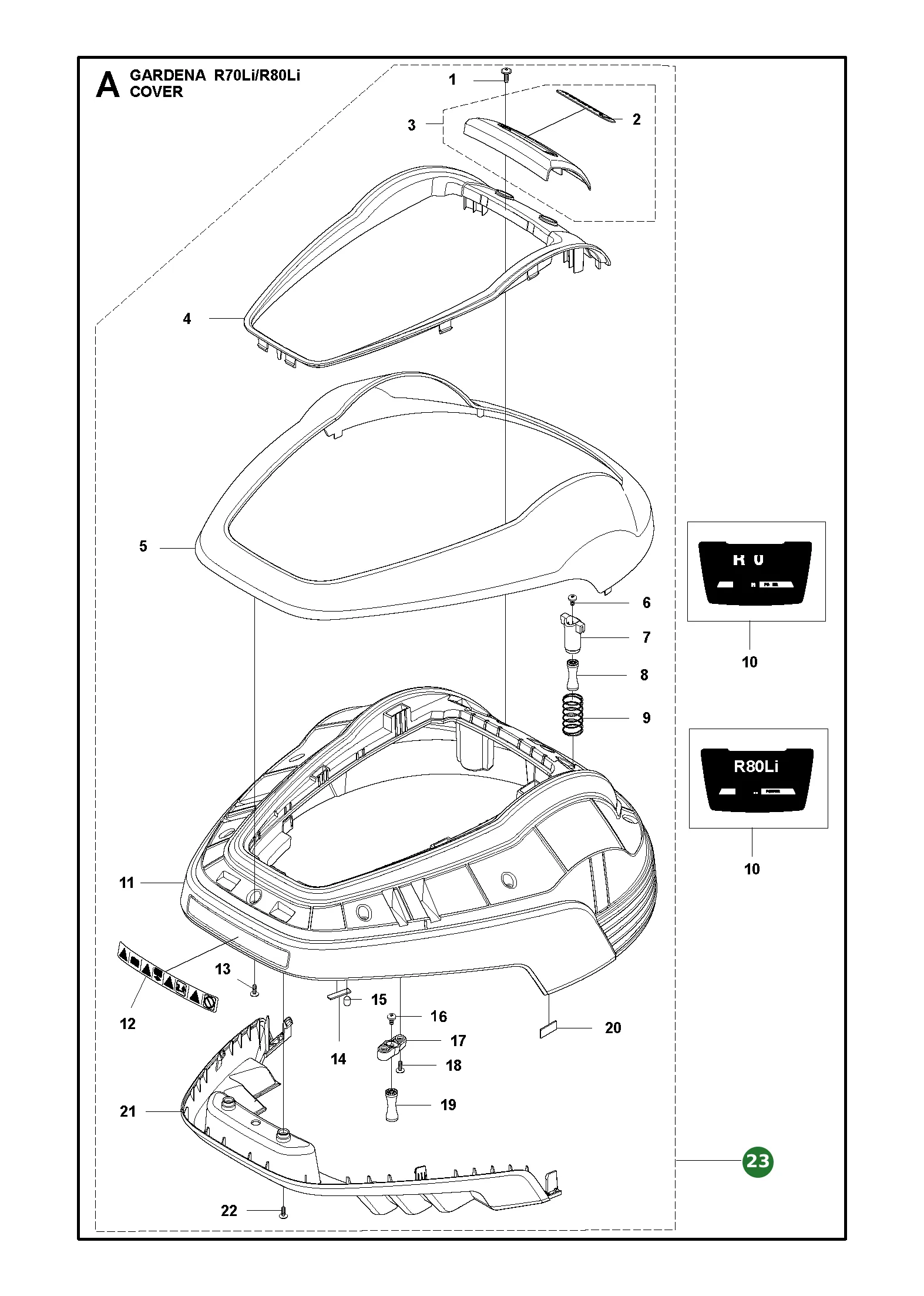 Position im Ersatzteilkatalog