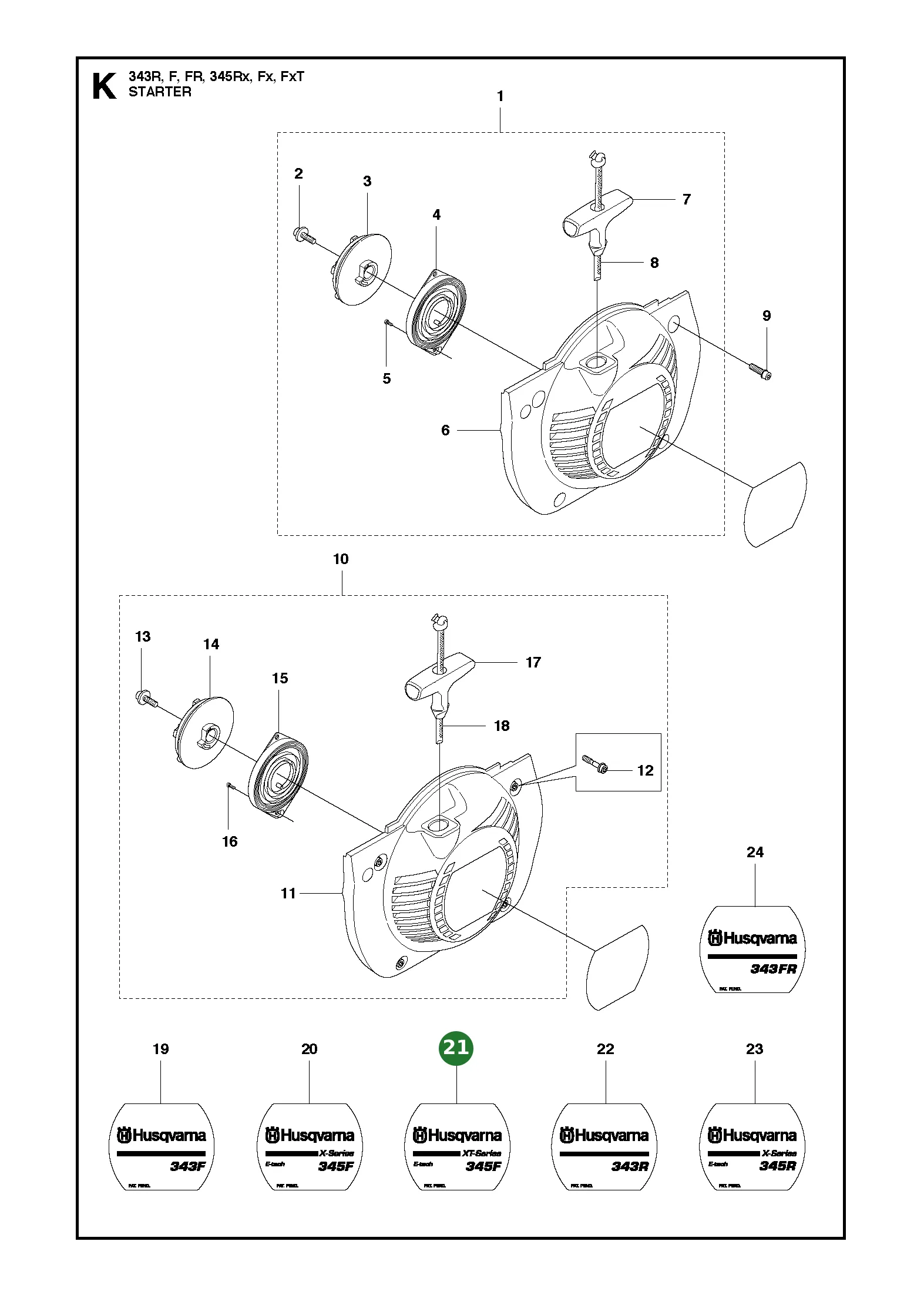 Position im Ersatzteilkatalog