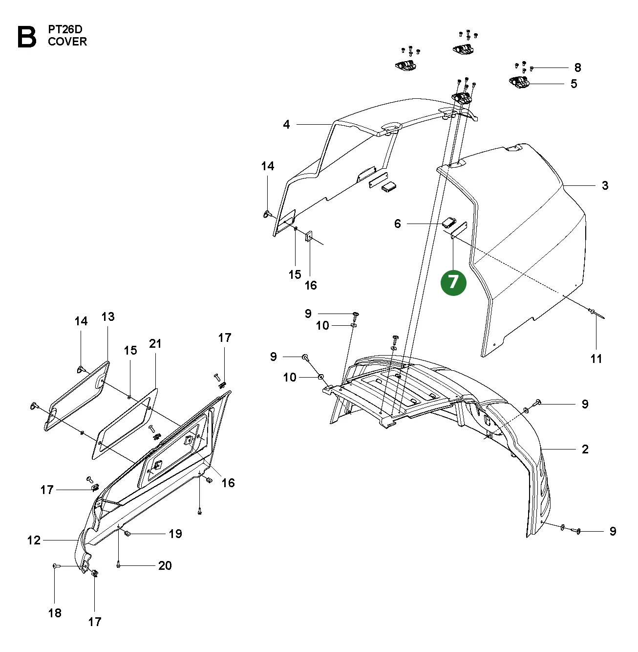 Position im Ersatzteilkatalog