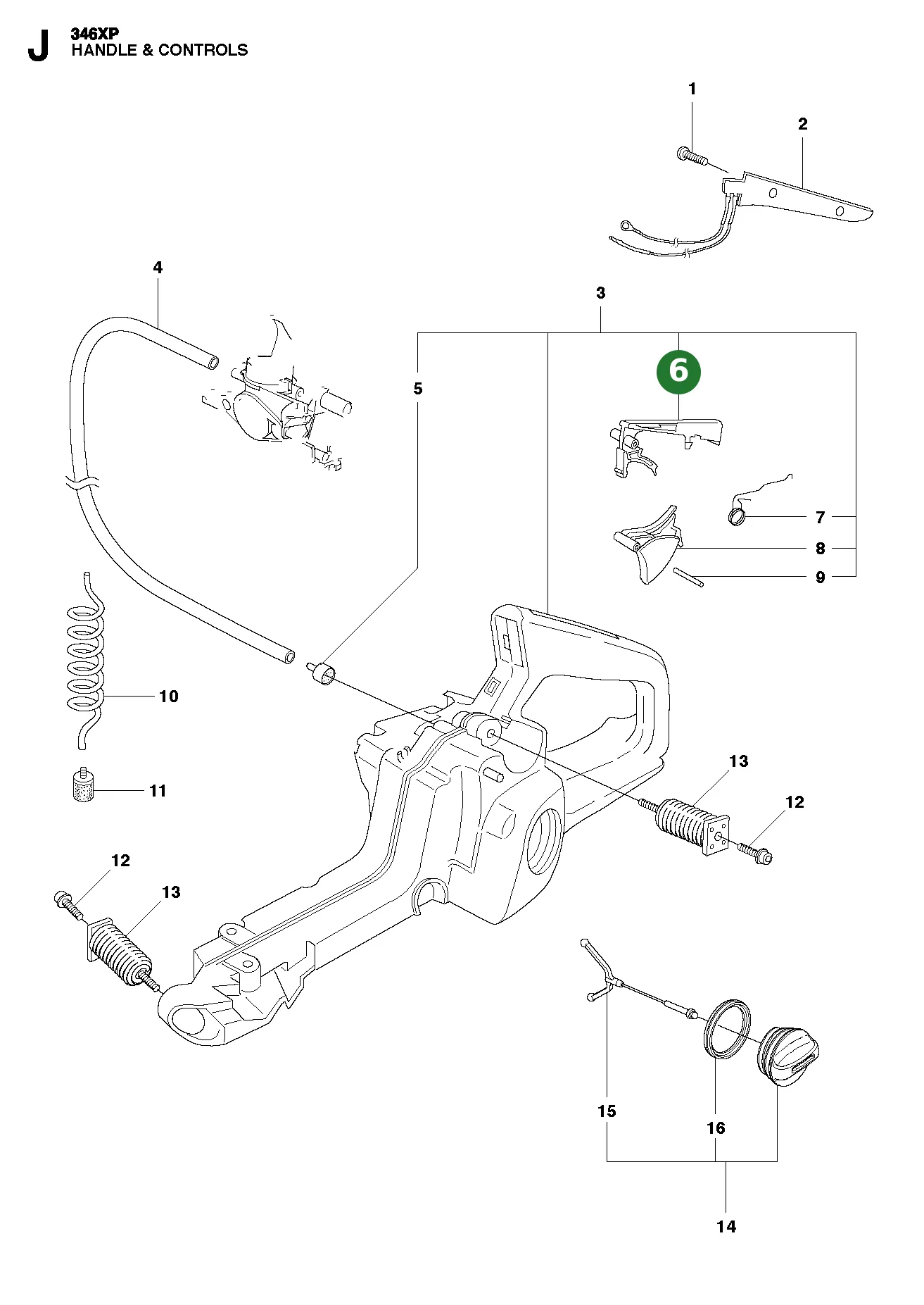 Gassperre f&uuml;r Husqvarna Motors&auml;gen