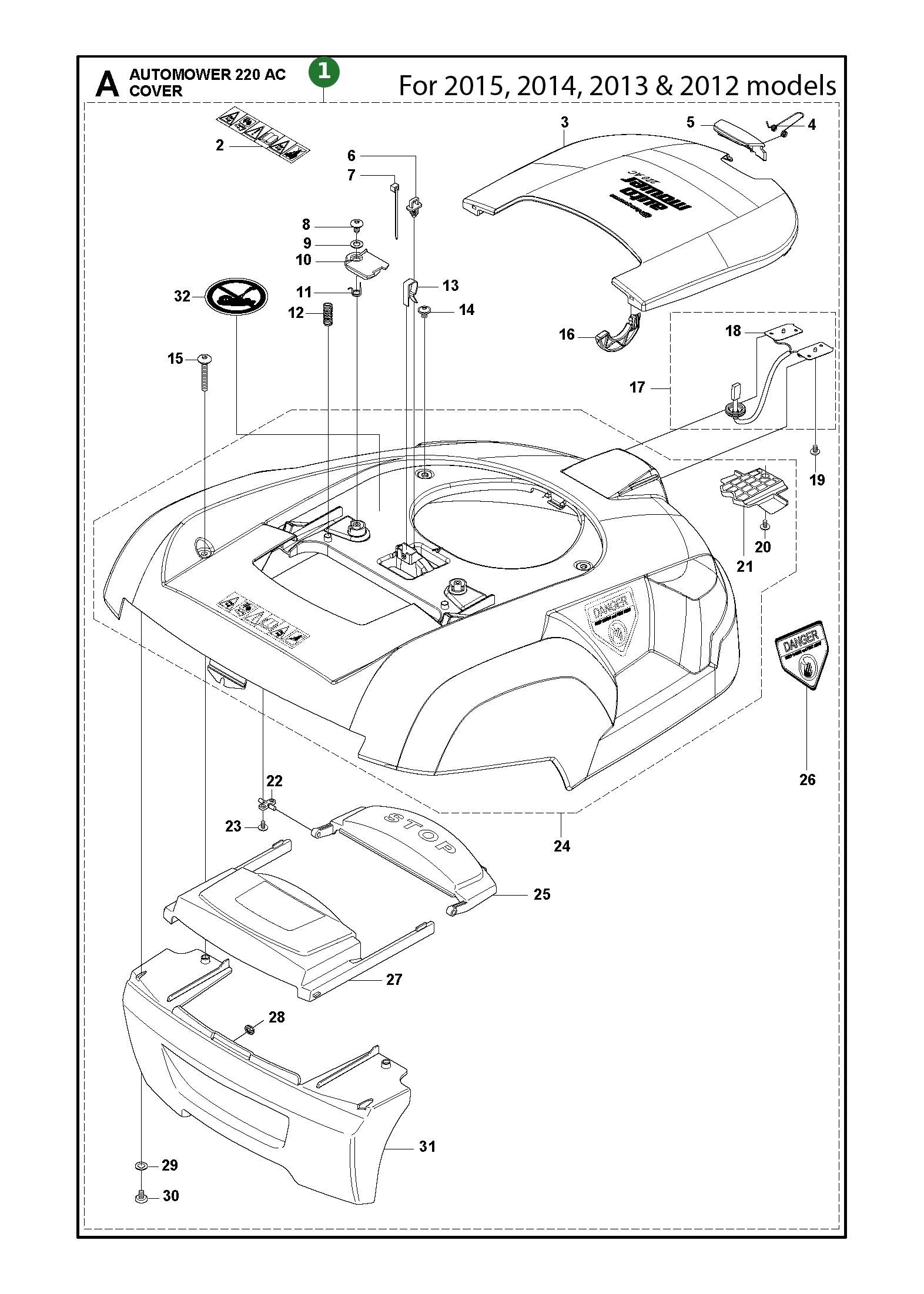Position im Ersatzteilkatalog
