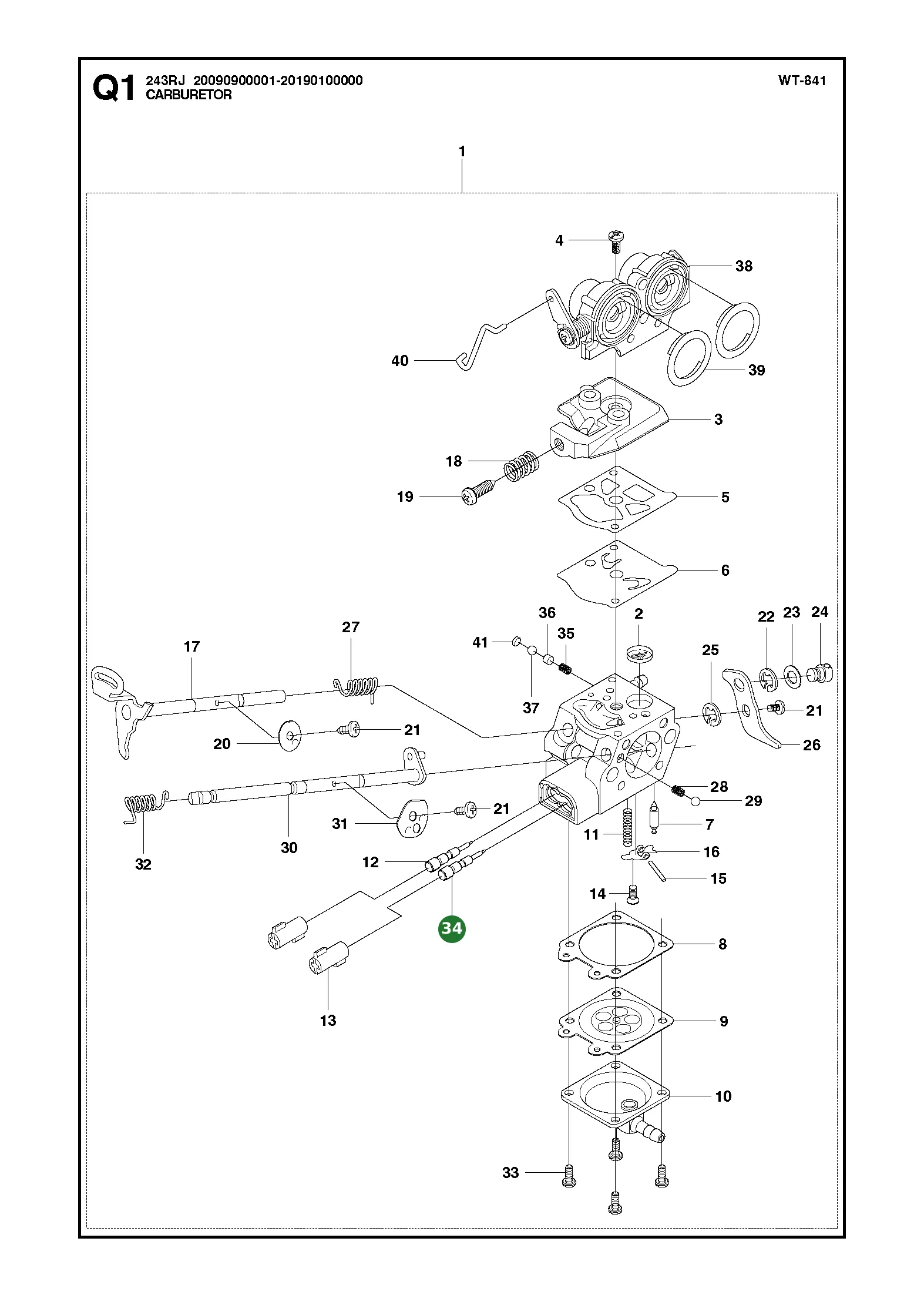 Position im Ersatzteilkatalog
