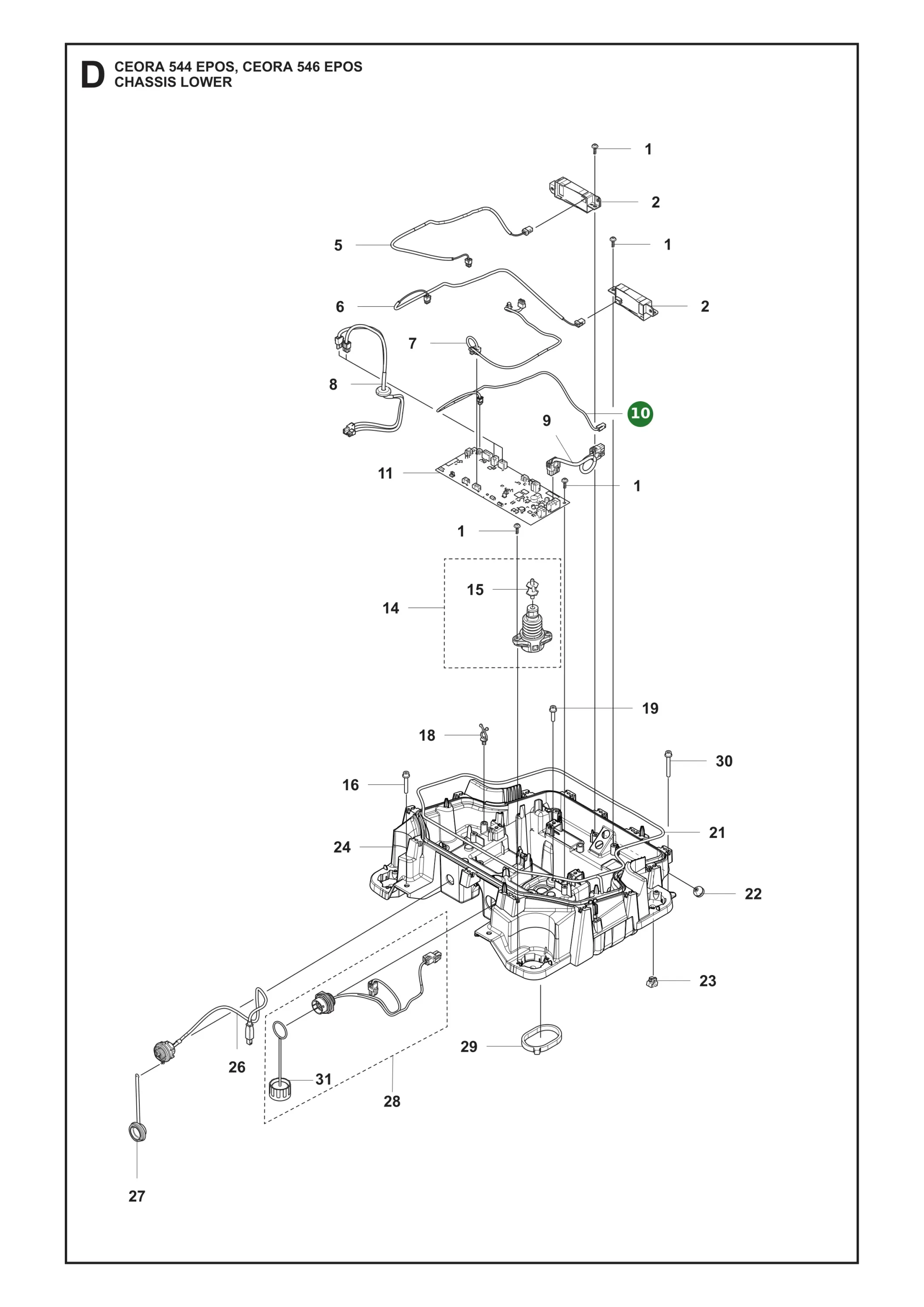 Position im Ersatzteilkatalog