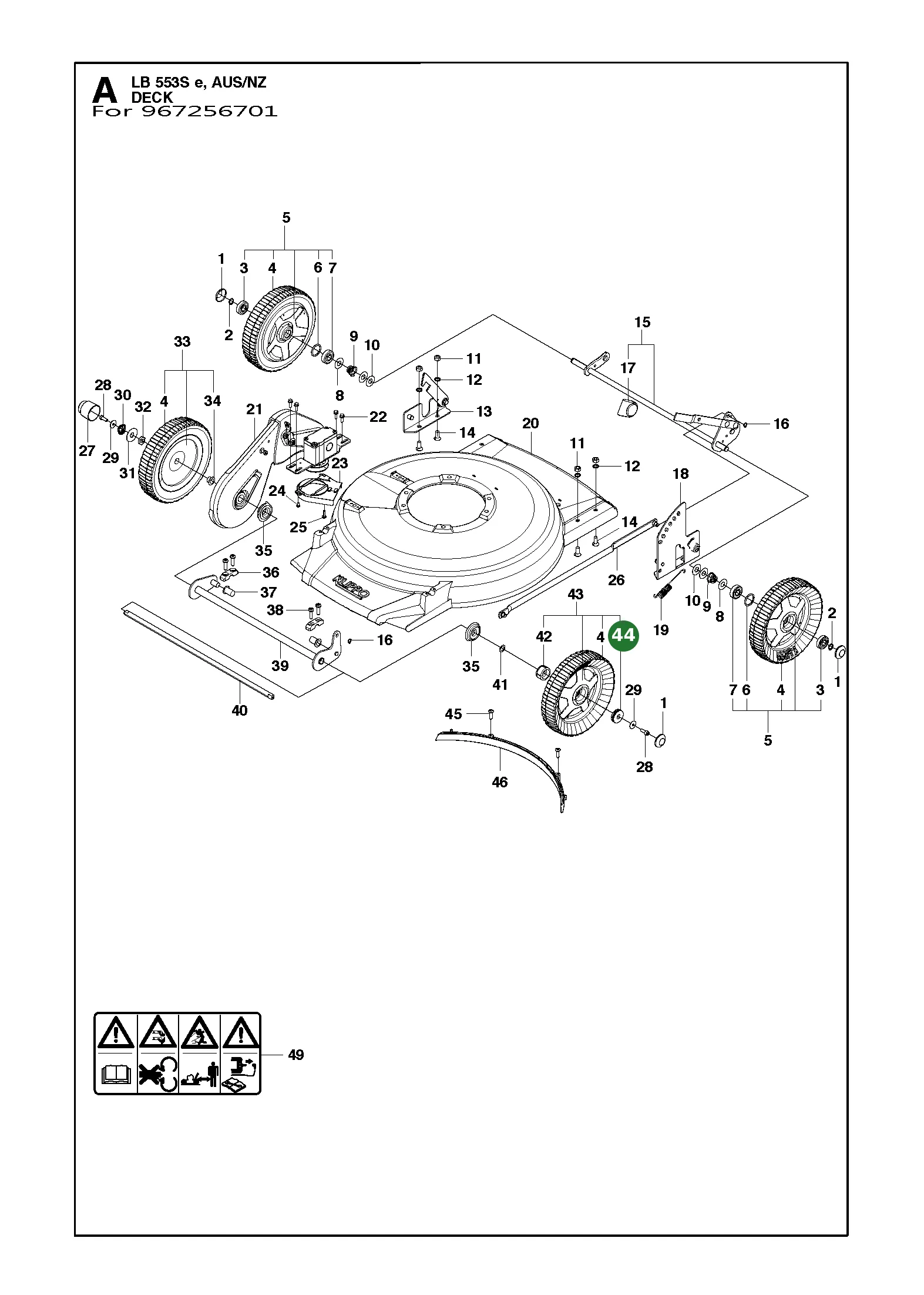 Position im Ersatzteilkatalog
