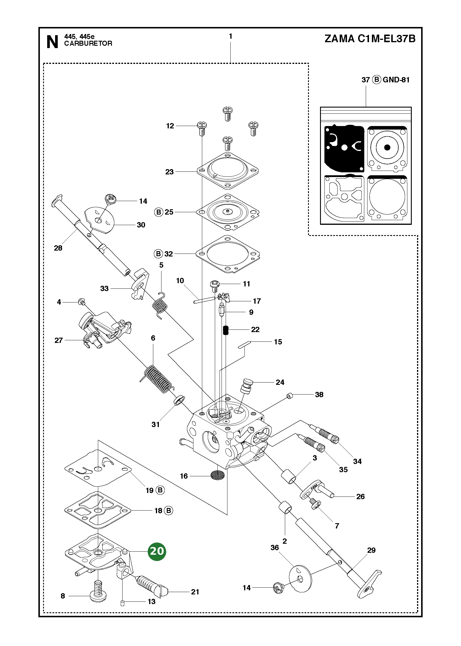 Position im Ersatzteilkatalog