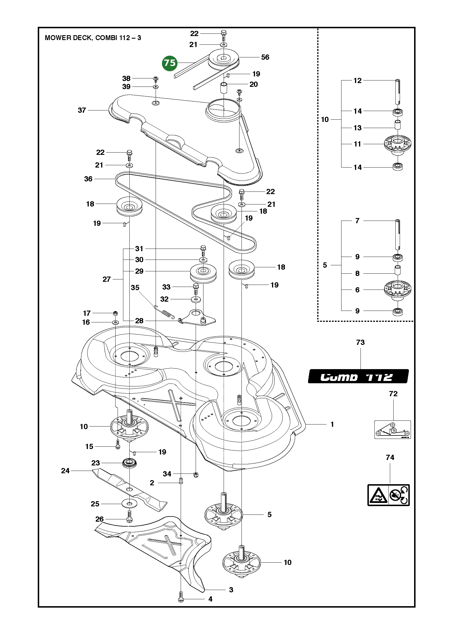 Position im Ersatzteilkatalog