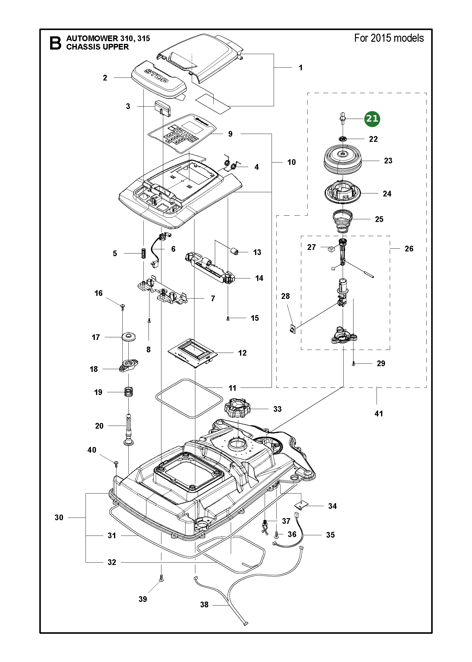 Position im Ersatzteilkatalog