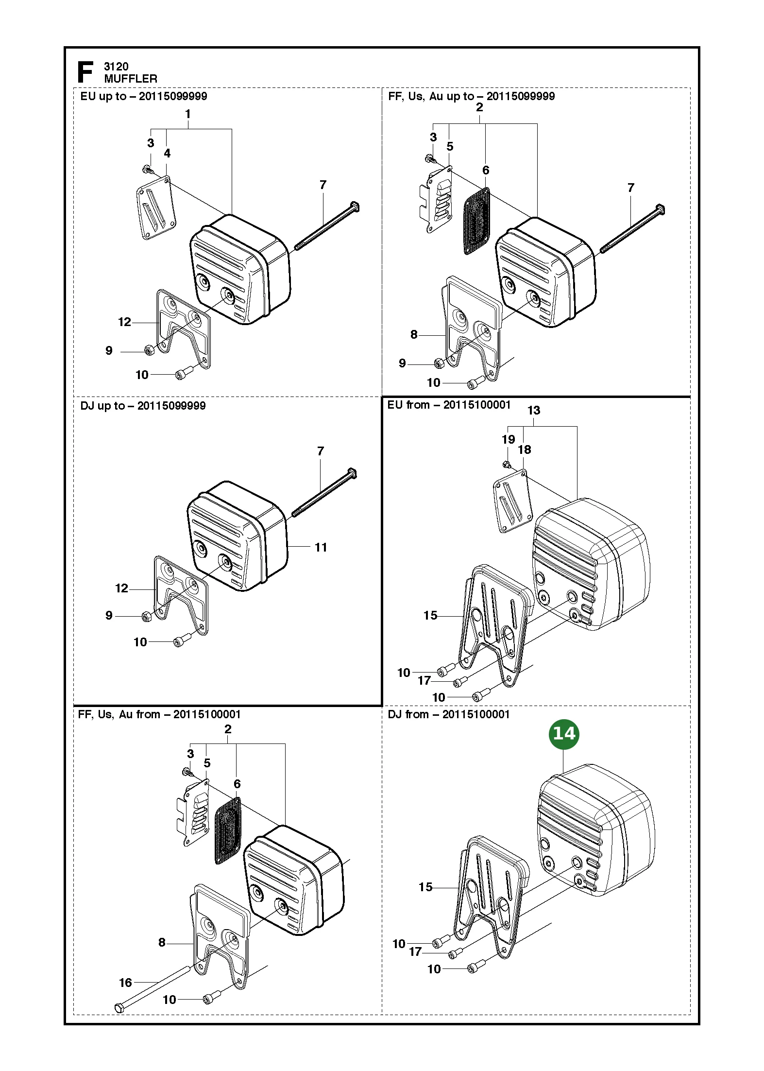 Position im Ersatzteilkatalog