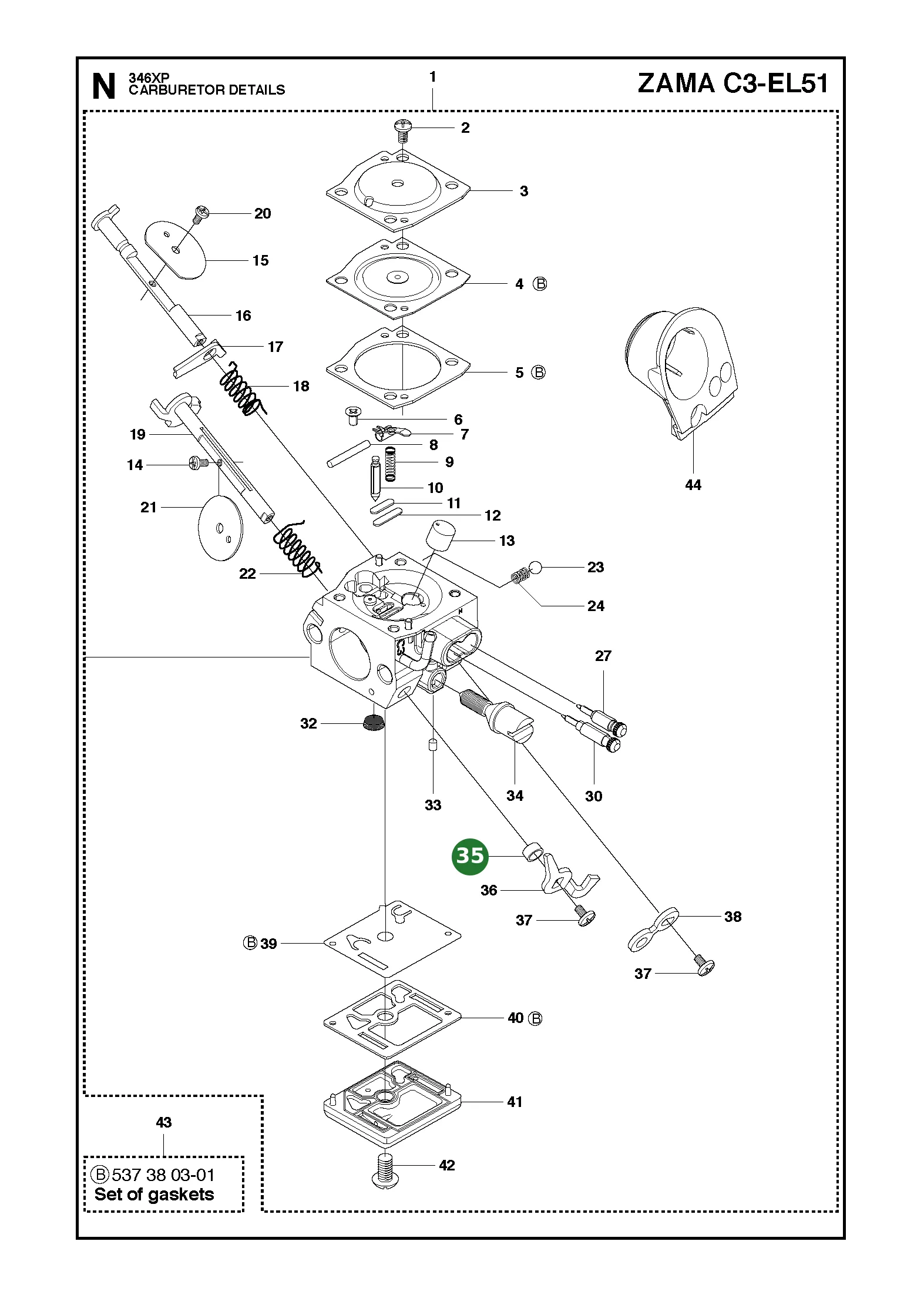 Position im Ersatzteilkatalog