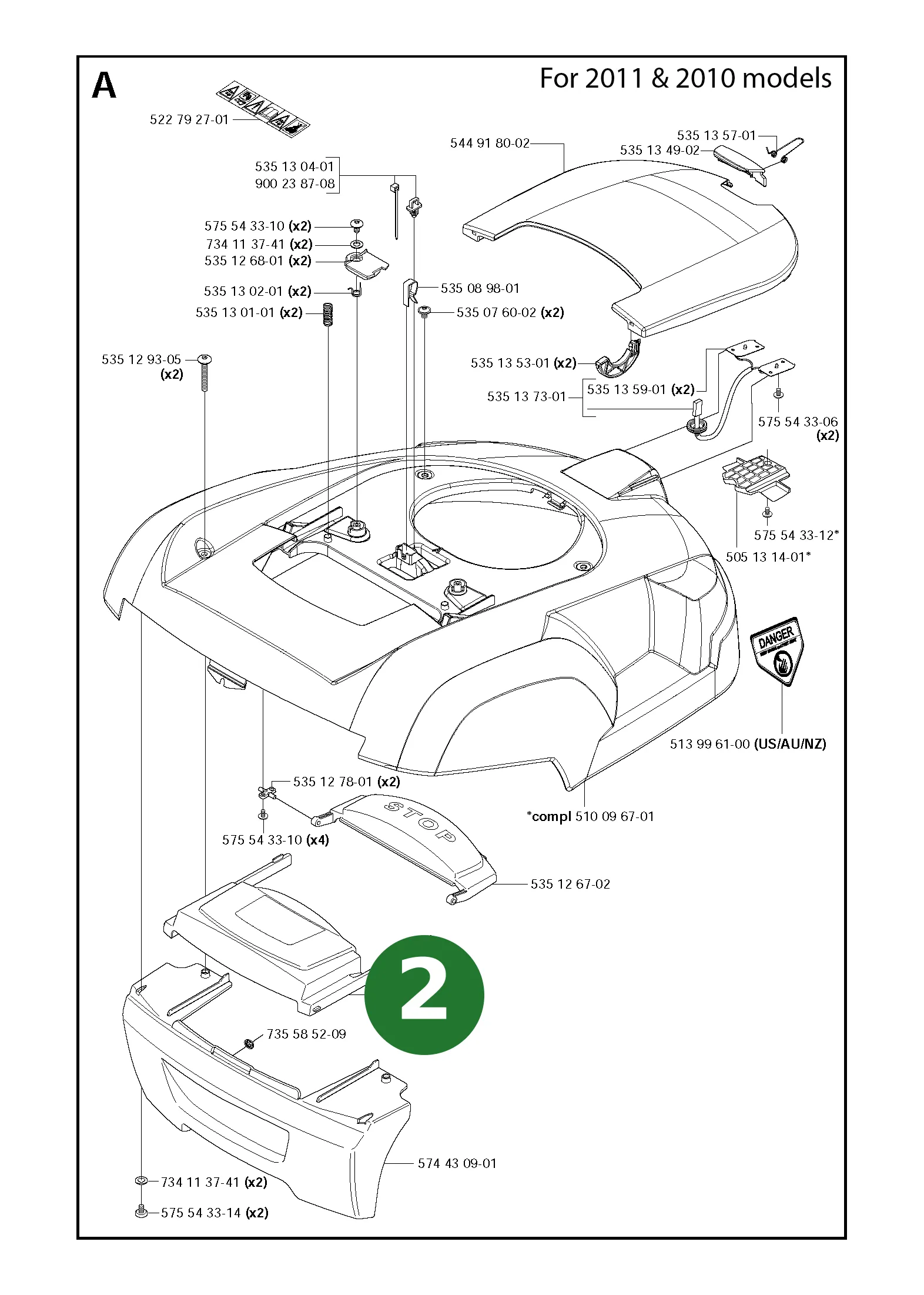 Position im Ersatzteilkatalog