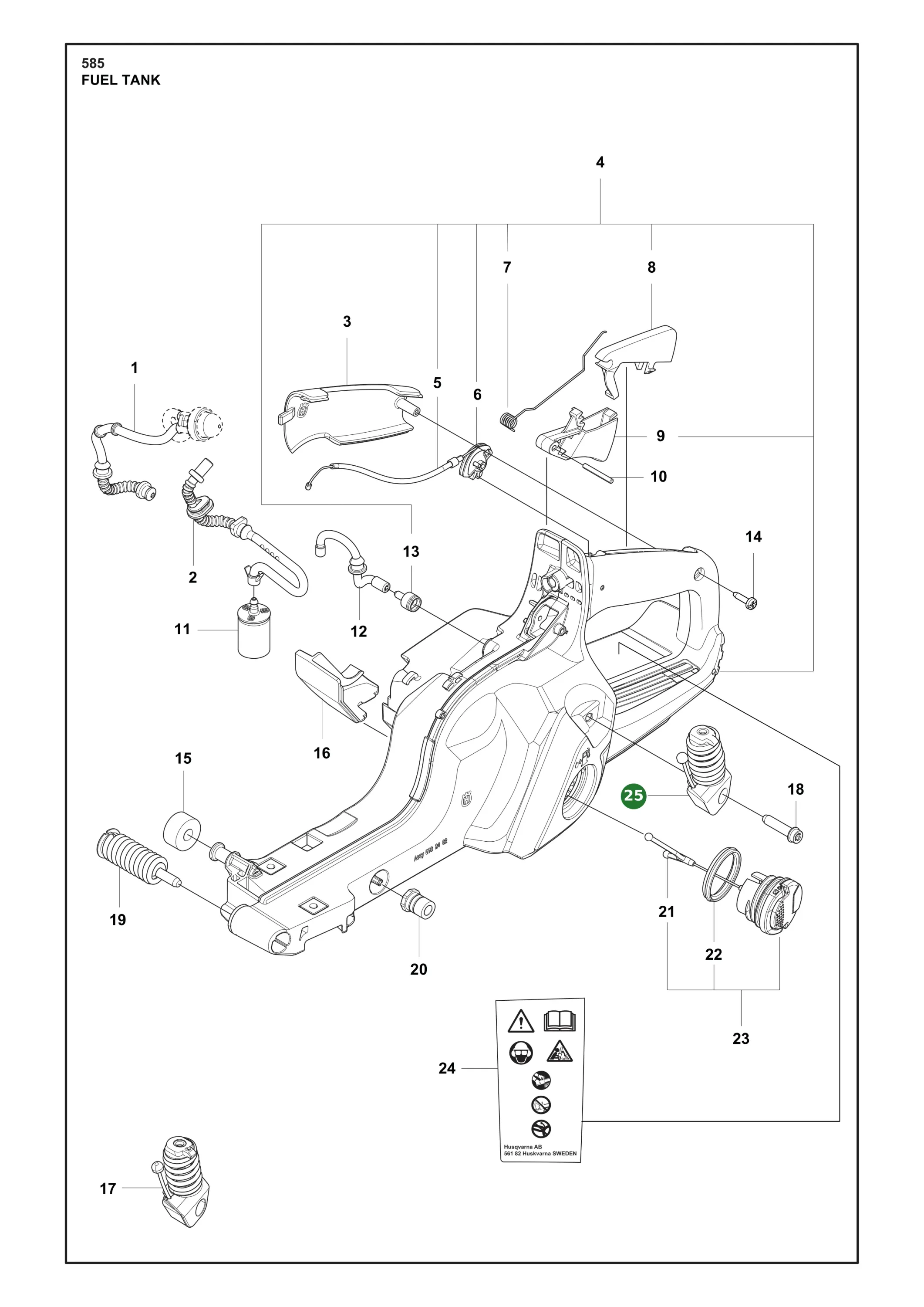 Position im Ersatzteilkatalog