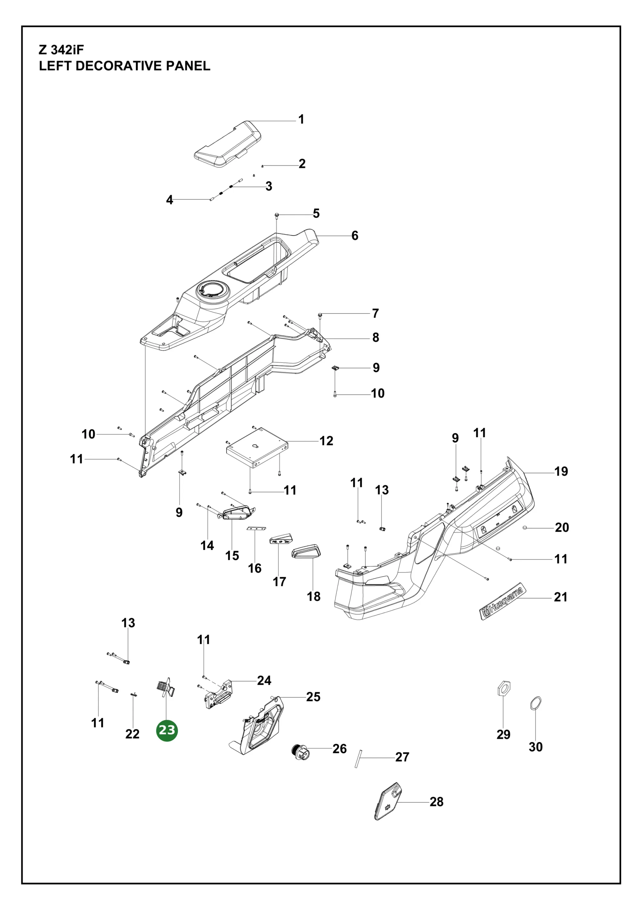 Position im Ersatzteilkatalog