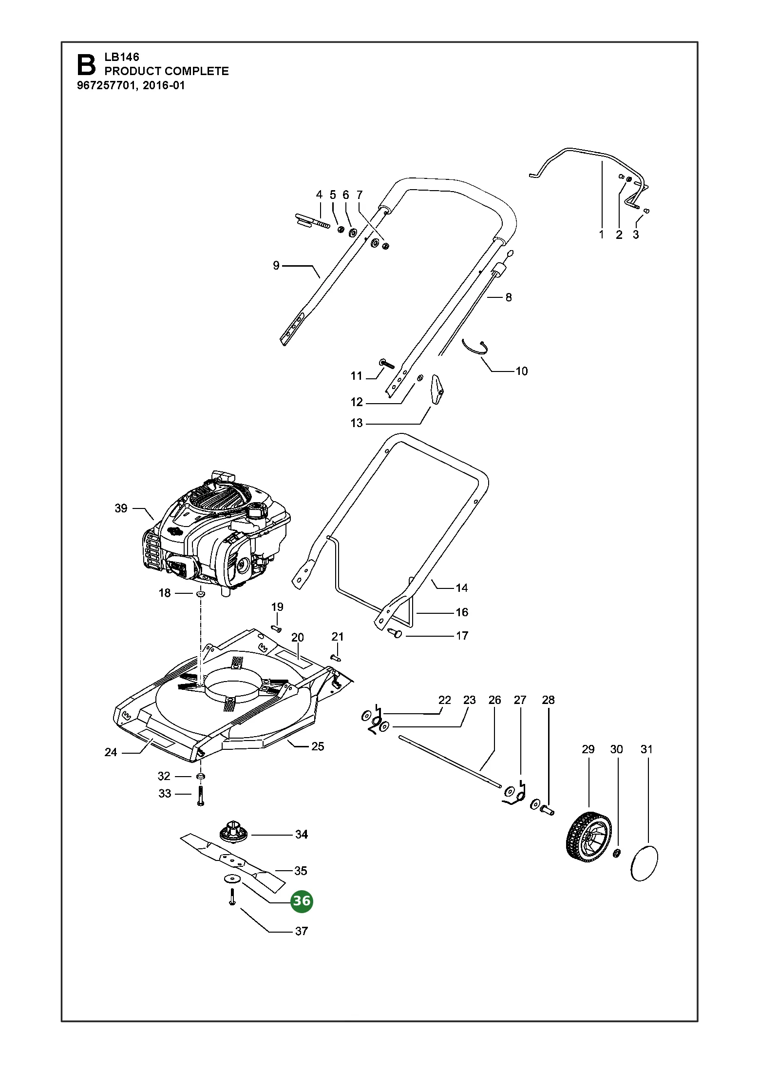 Position im Ersatzteilkatalog