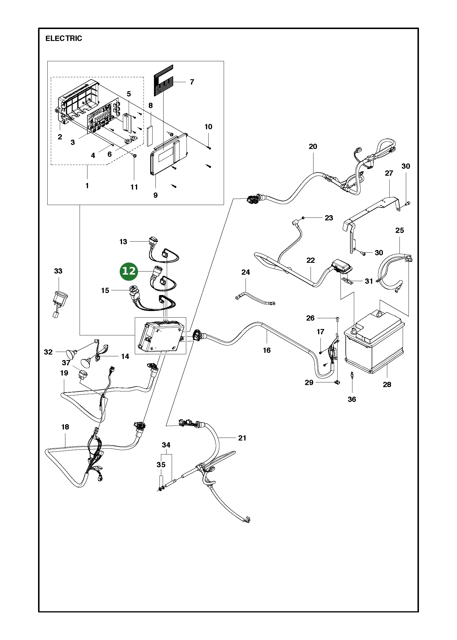 Position im Ersatzteilkatalog