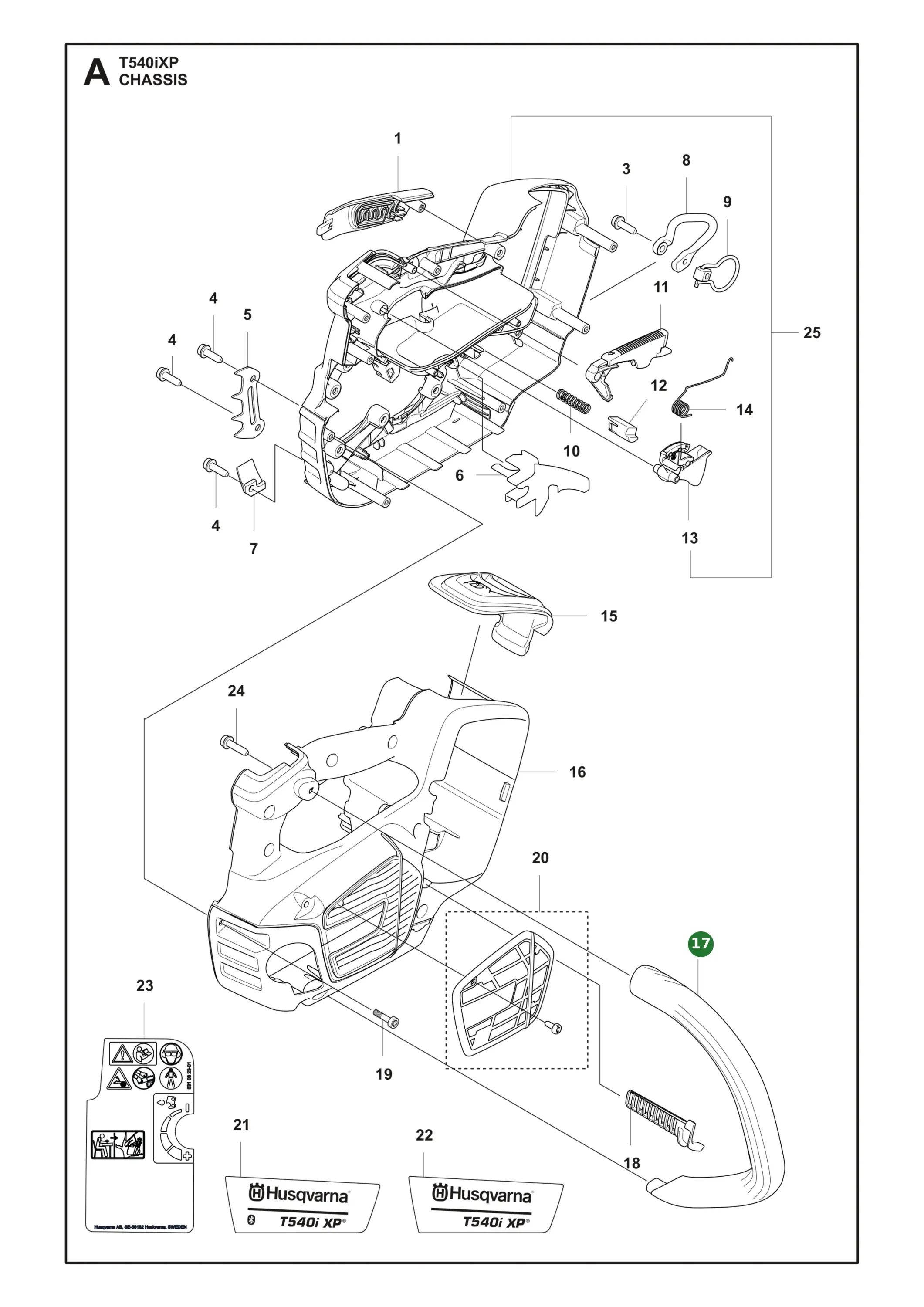 Position im Ersatzteilkatalog