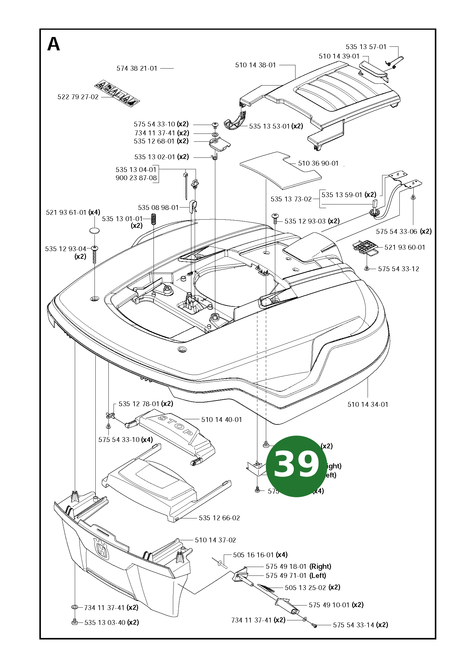 Position im Ersatzteilkatalog