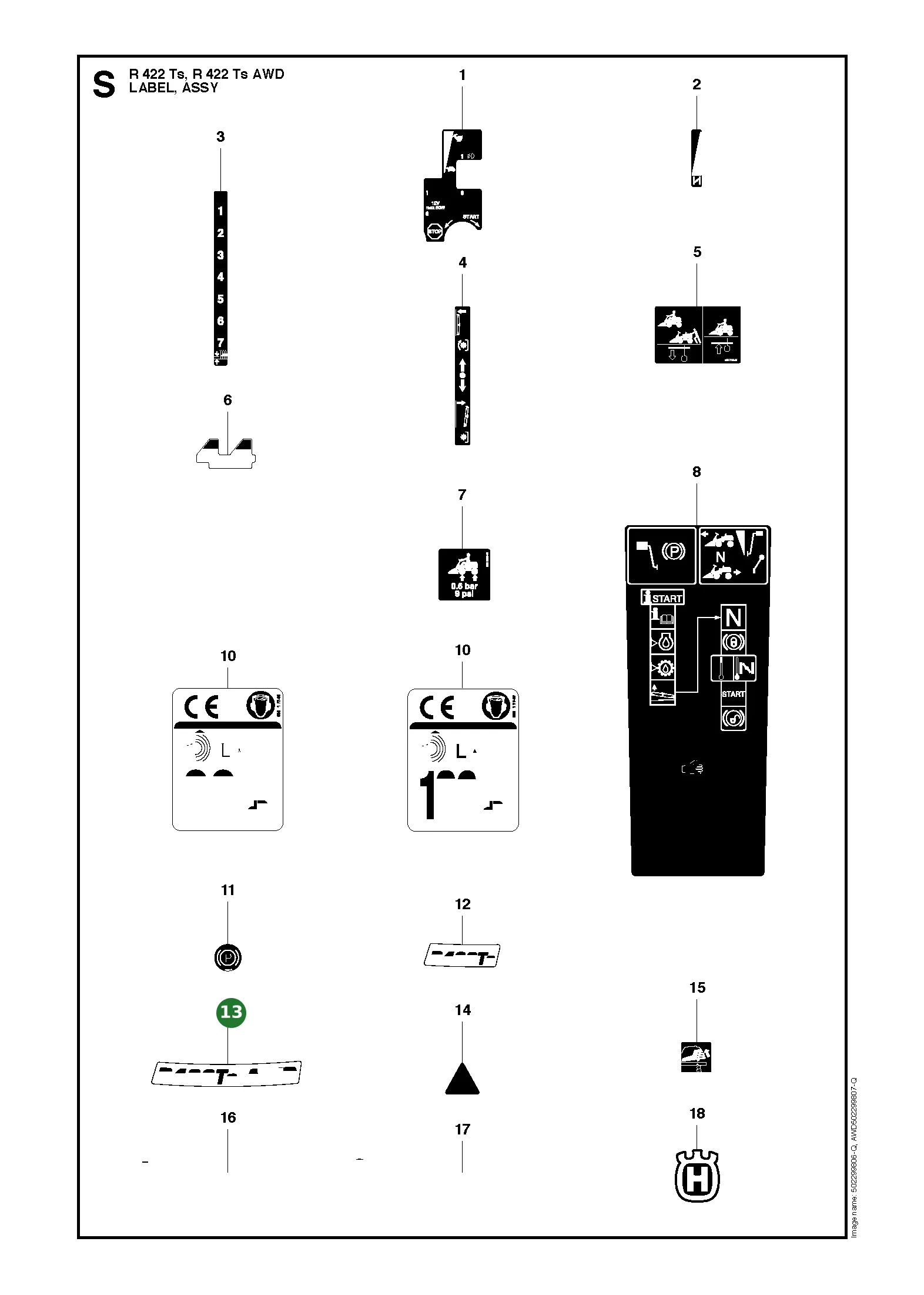 Position im Ersatzteilkatalog