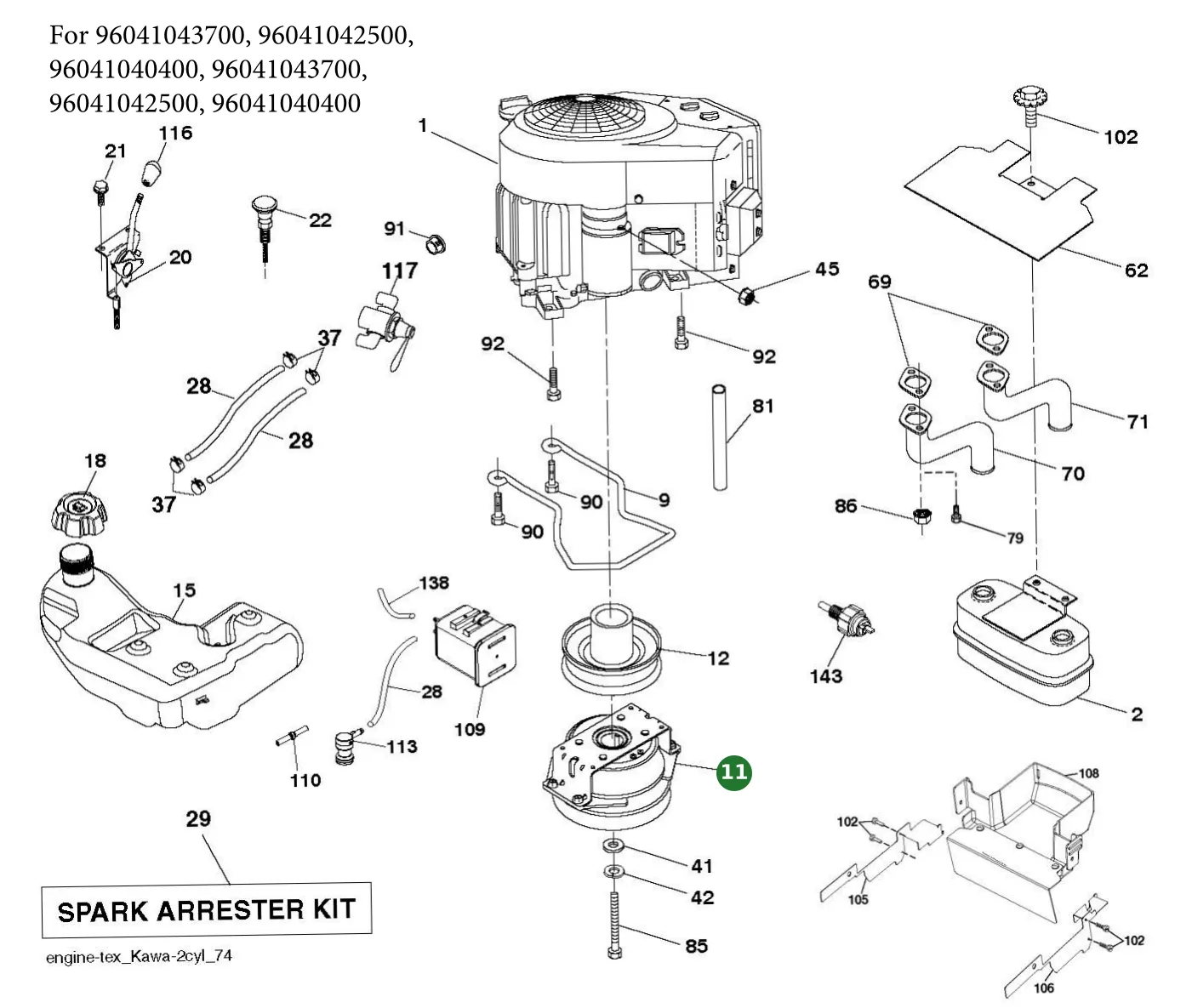 Position im Ersatzteilkatalog
