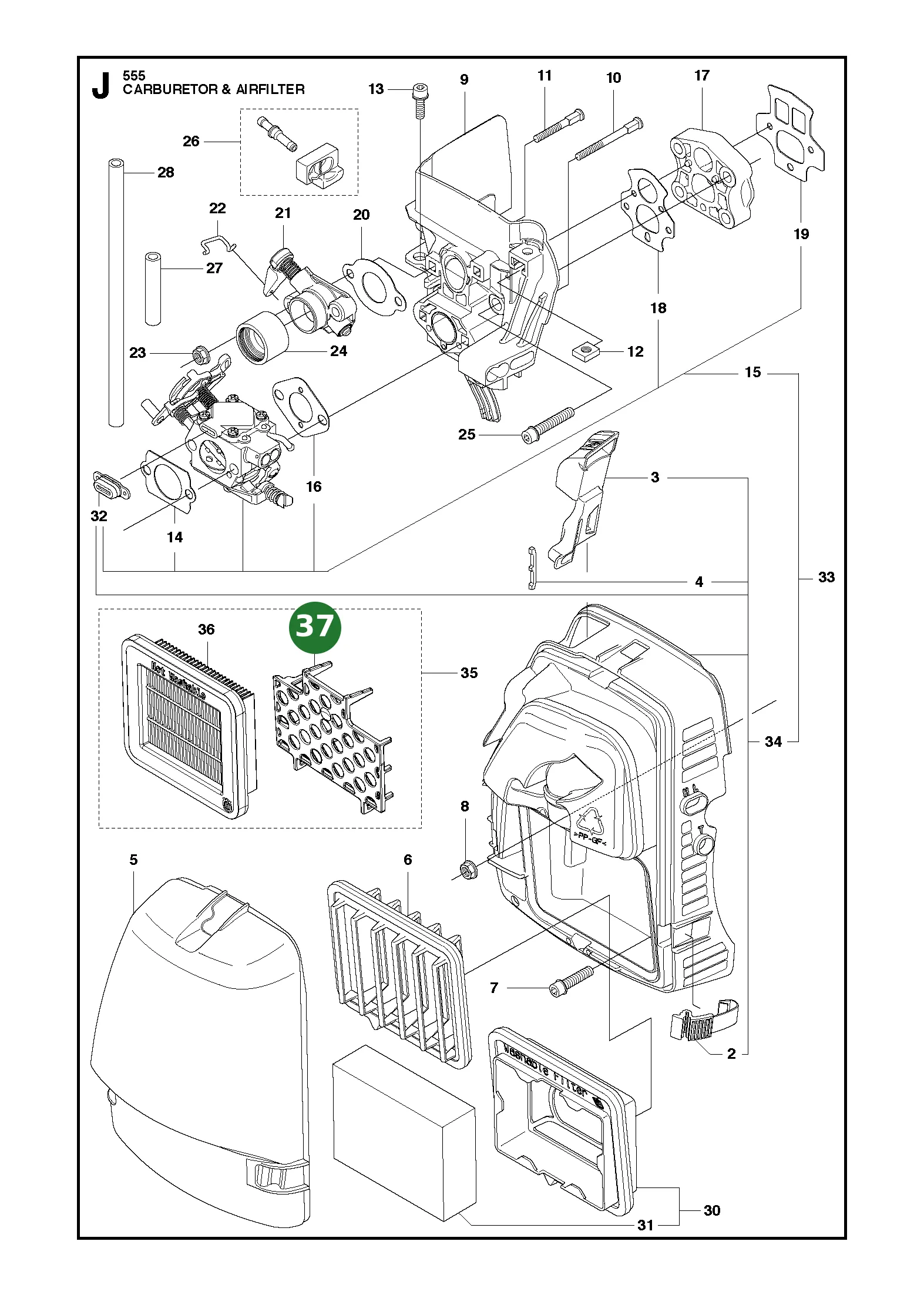 Position im Ersatzteilkatalog