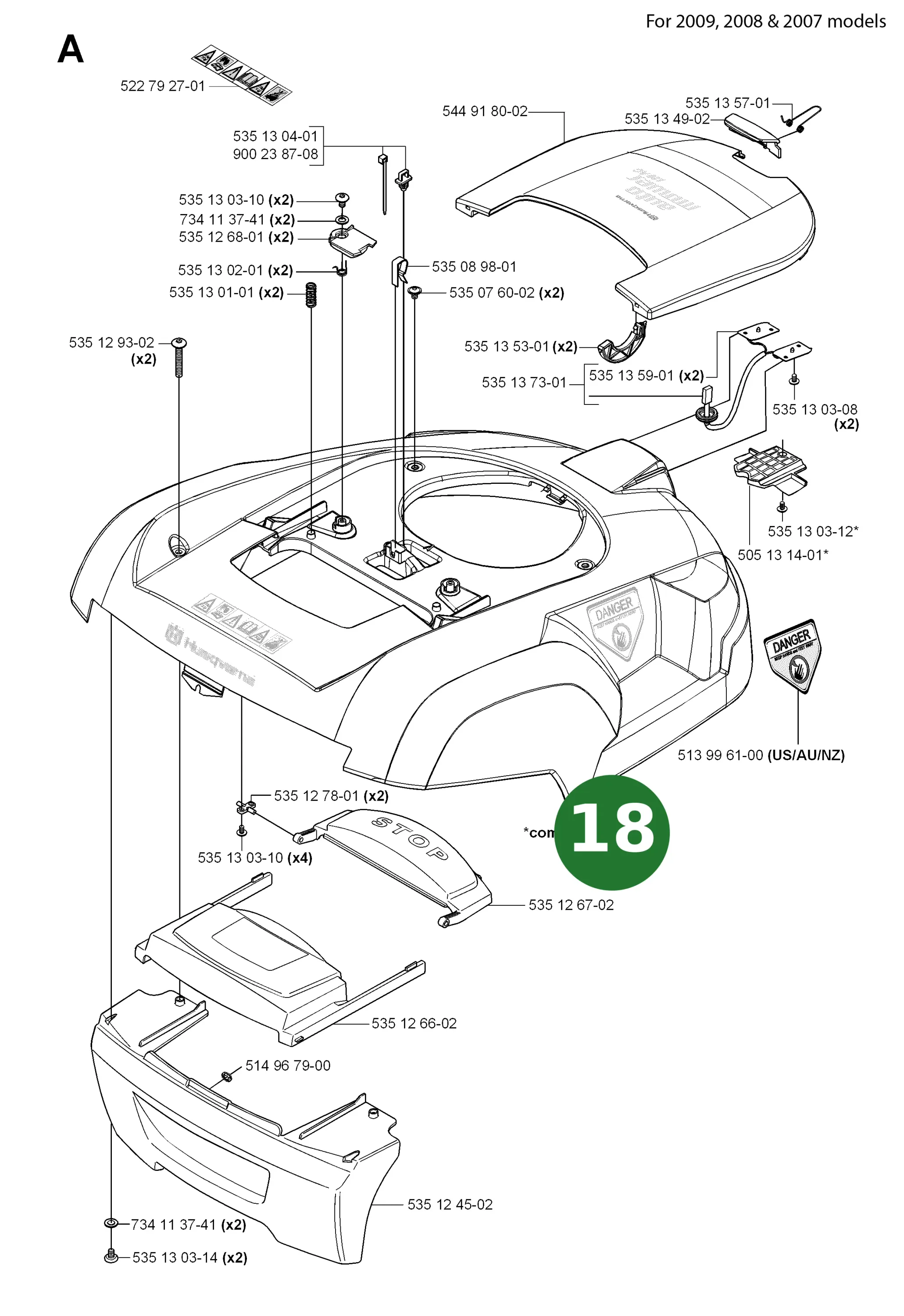Position im Ersatzteilkatalog