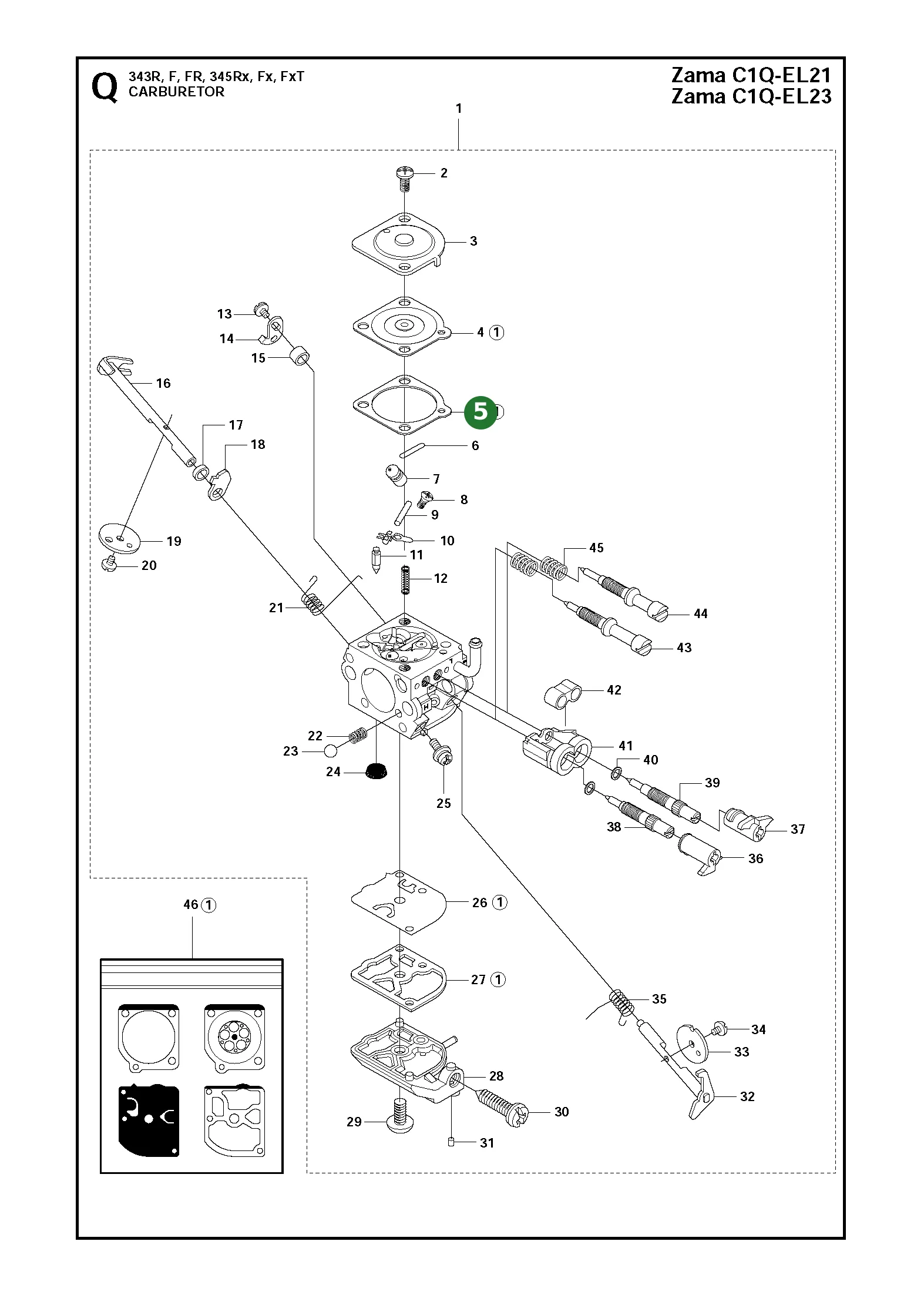 Position im Ersatzteilkatalog