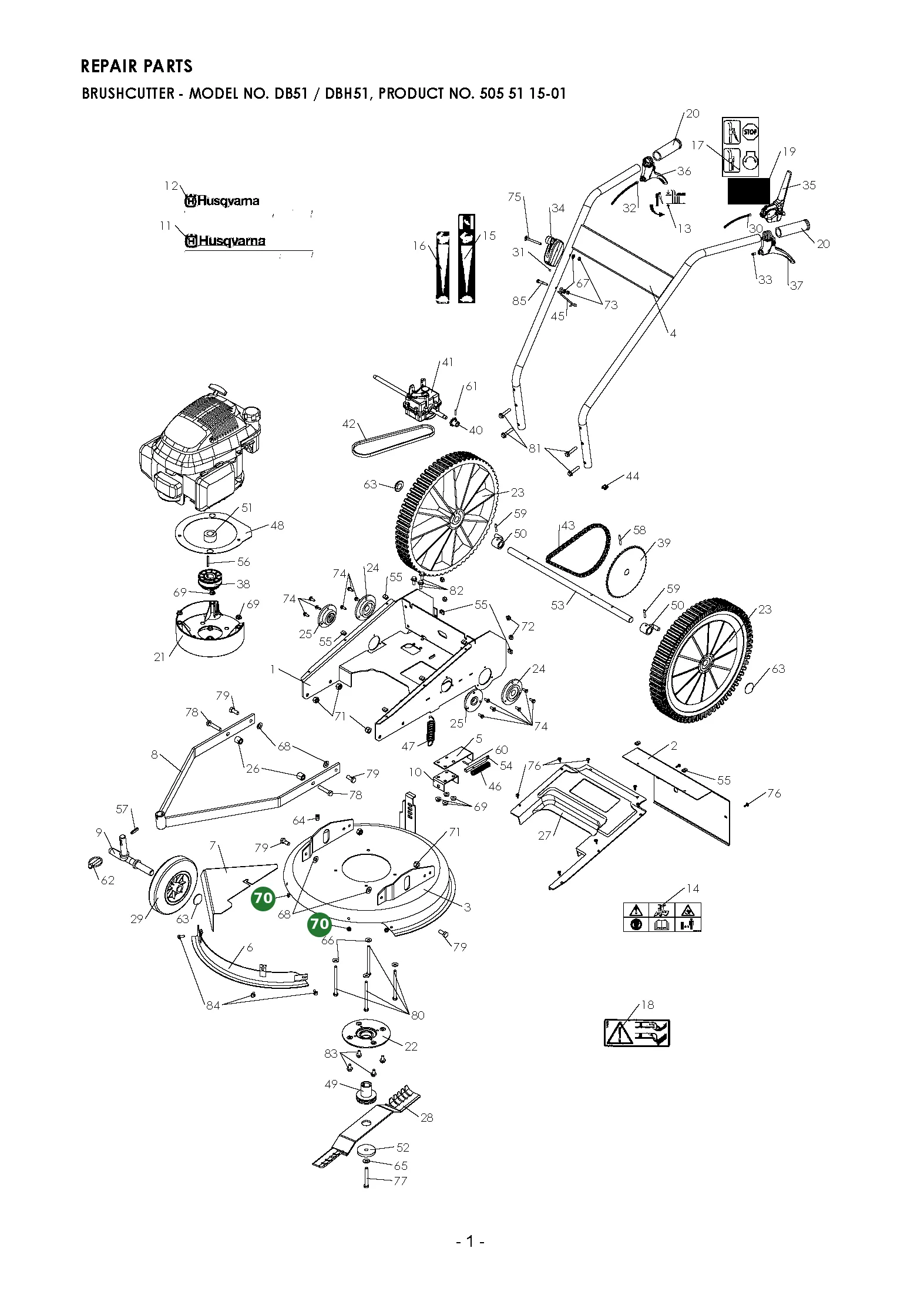 Position im Ersatzteilkatalog