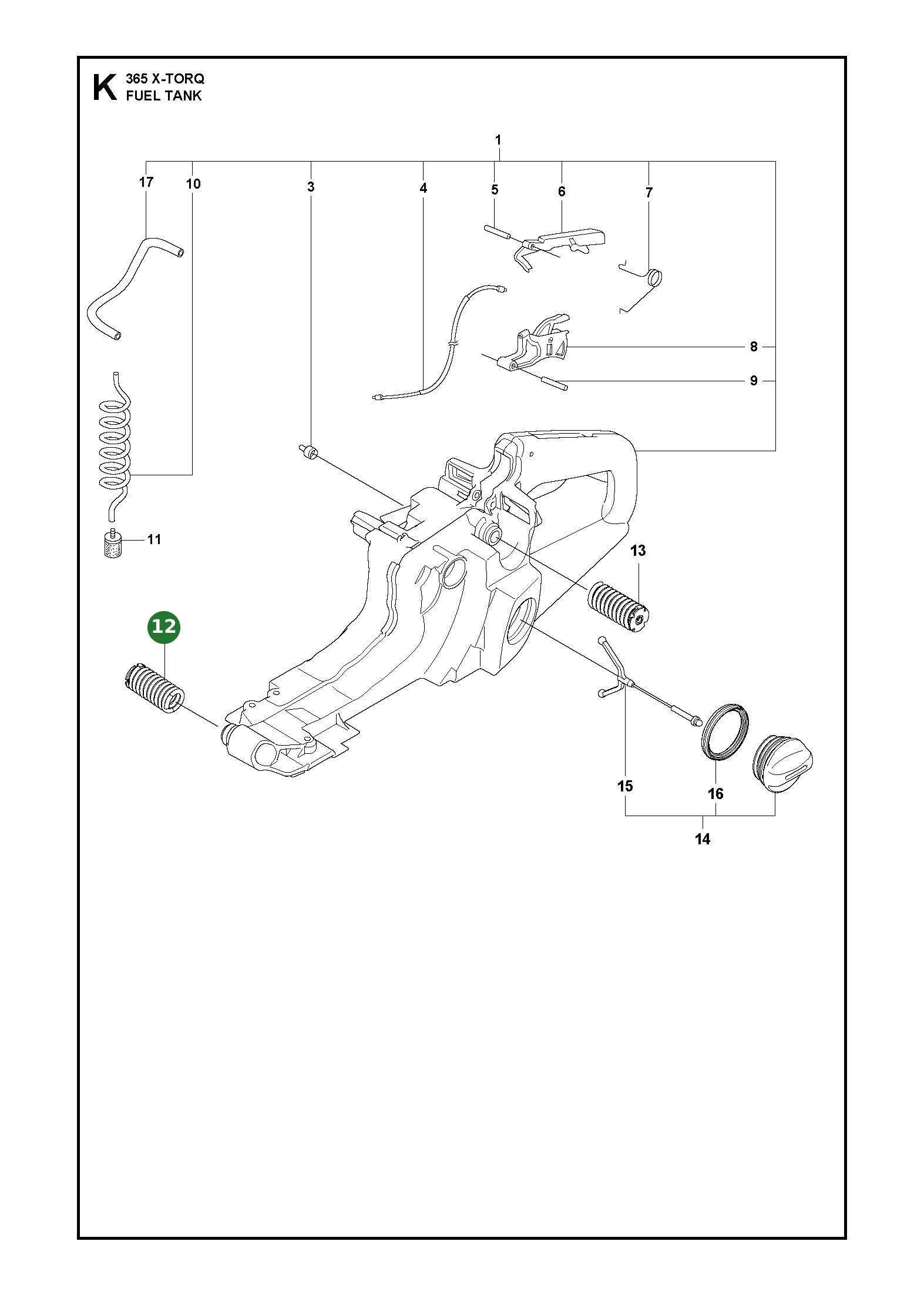 Vibrationsd&auml;mpfer f&uuml;r Husqvarna Motors&auml;gen