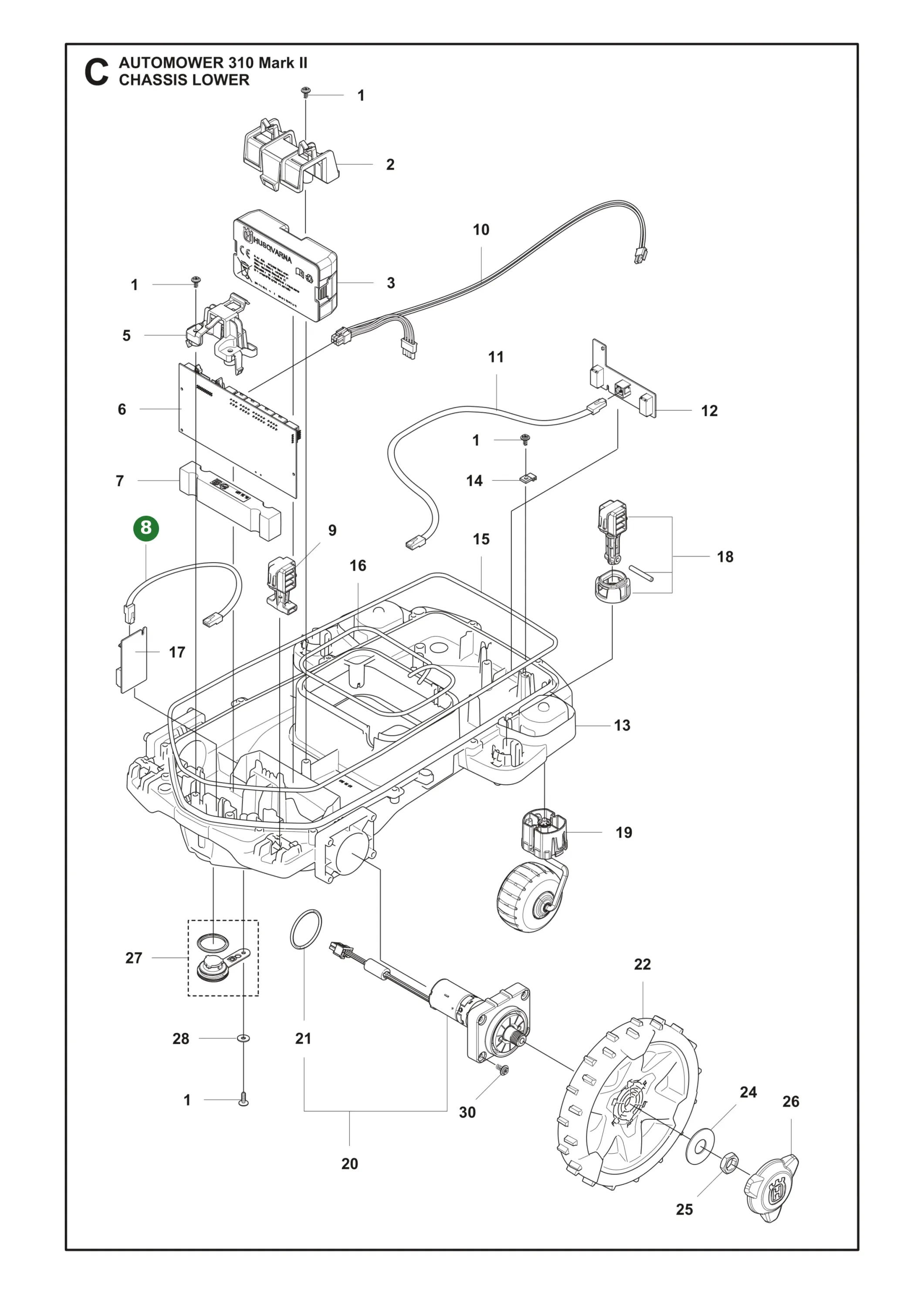 Position im Ersatzteilkatalog