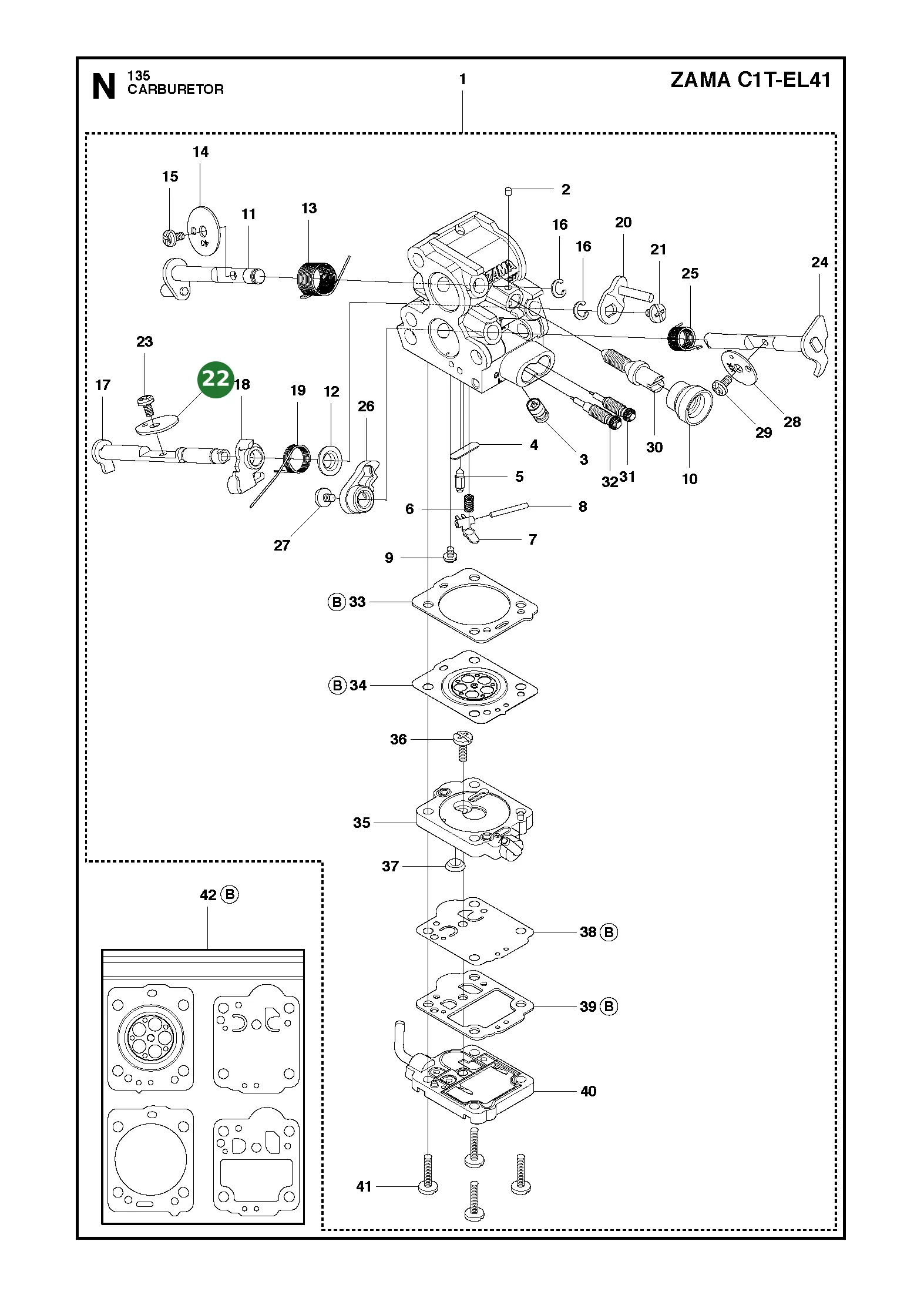 Position im Ersatzteilkatalog